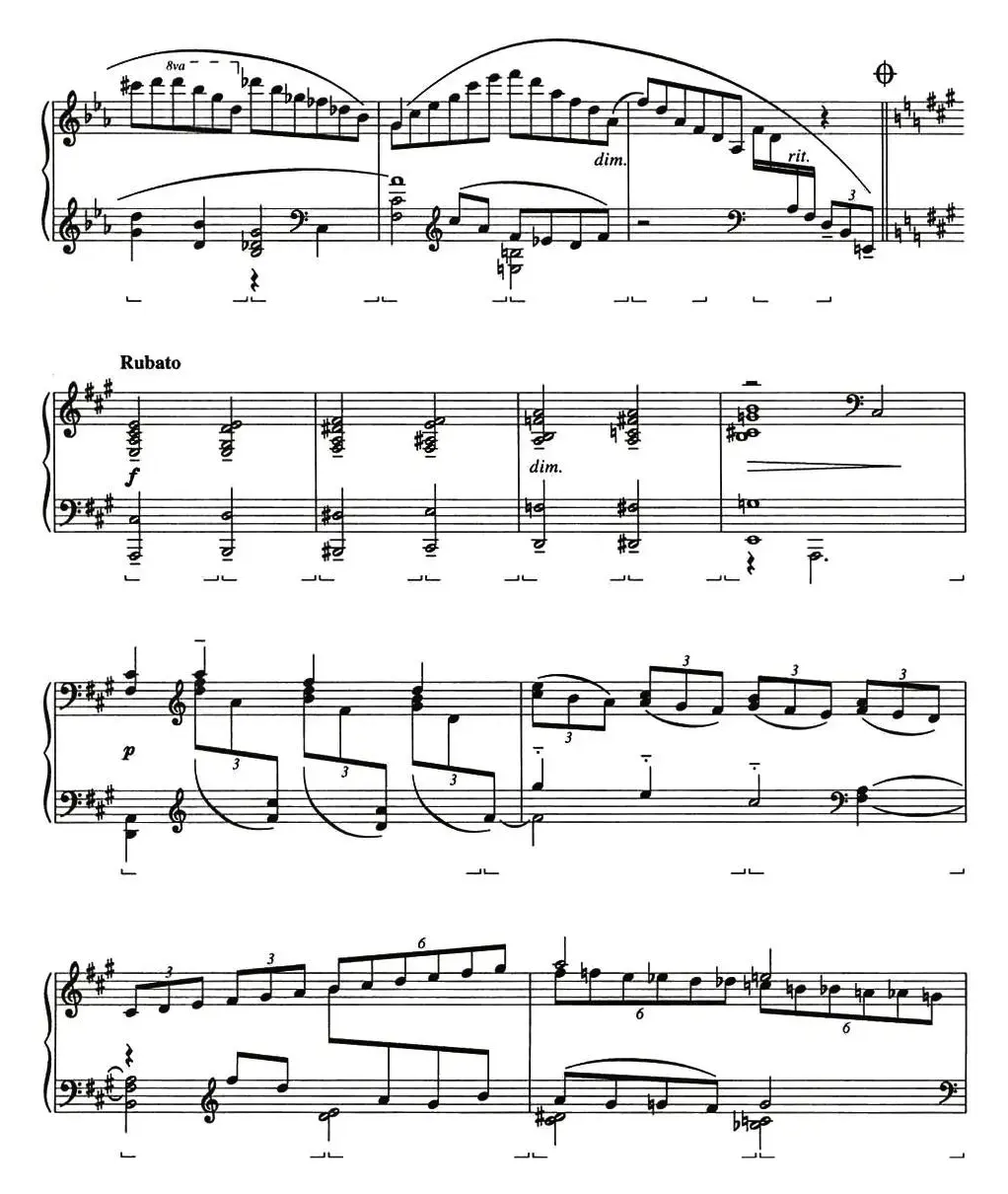 Etude 1.Liza（乔治·格什温练习曲·1、莉萨）