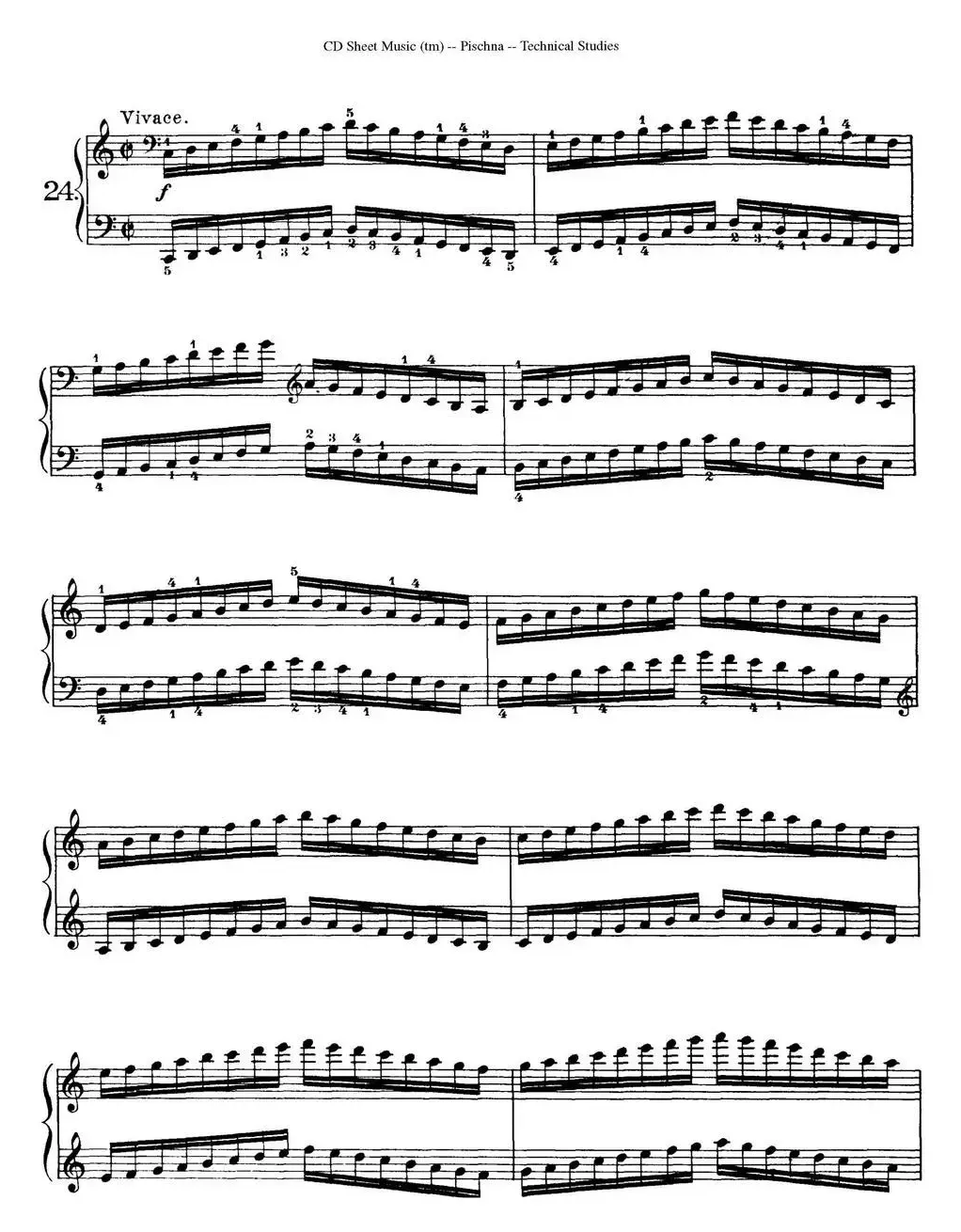 Technical Studies 60 Progressive Exercises（60首钢琴循序渐进练习曲 P31——40）