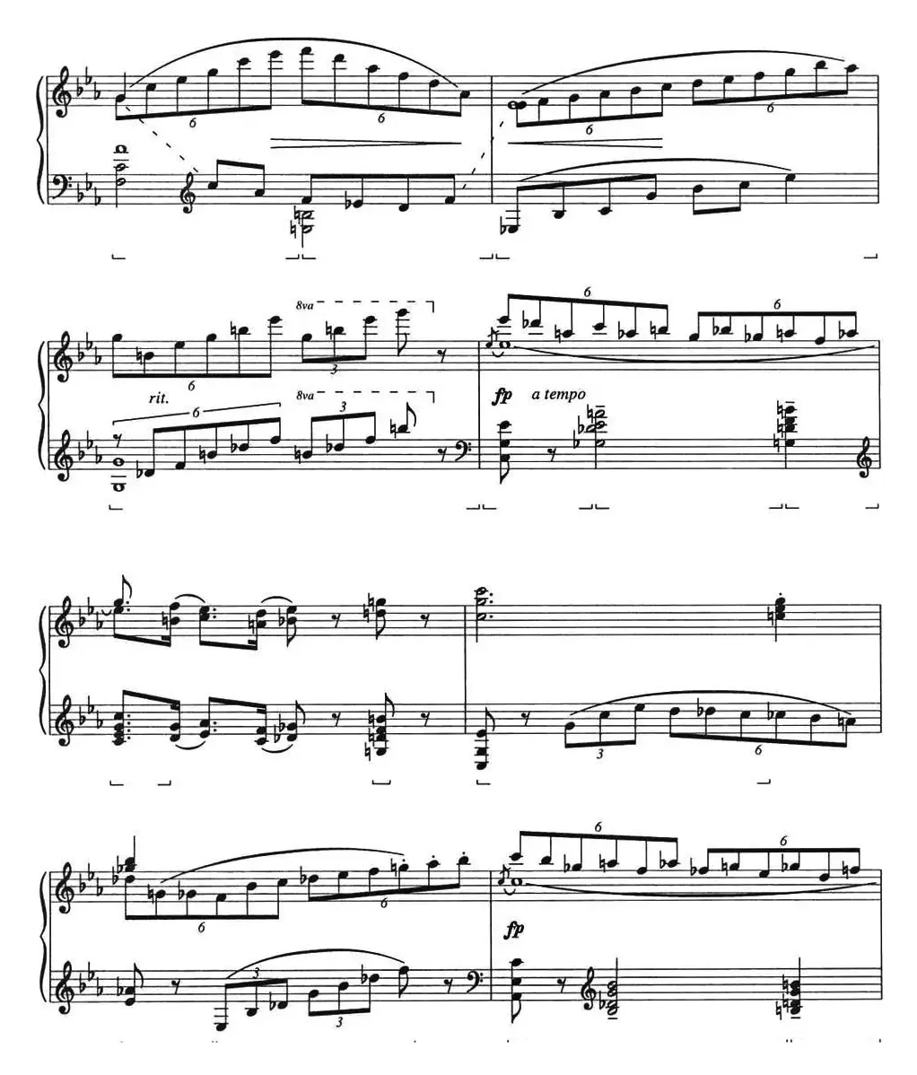 Etude 1.Liza（乔治·格什温练习曲·1、莉萨）