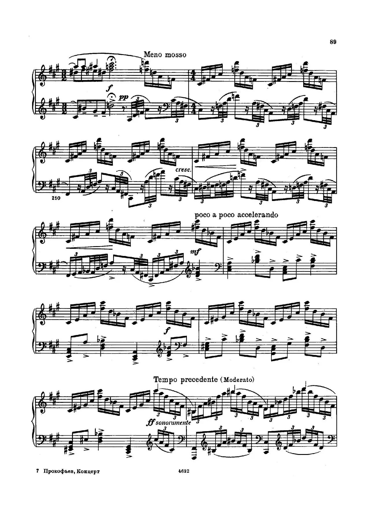 Piano Concerto No.2 in g Minor Op.16（g小调第二钢琴协奏曲·Ⅳ·双钢琴）