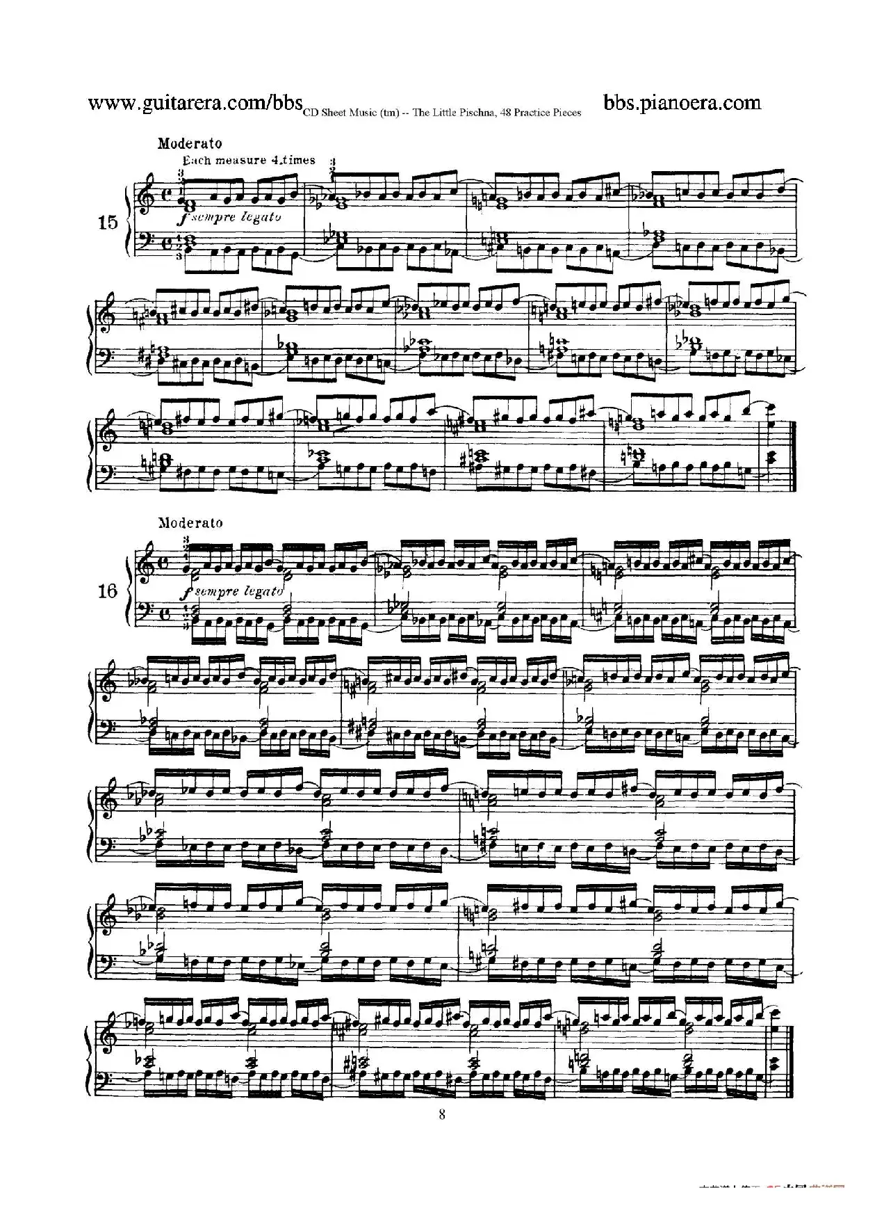 48 Practice Pieces（四十八首钢琴练习曲）