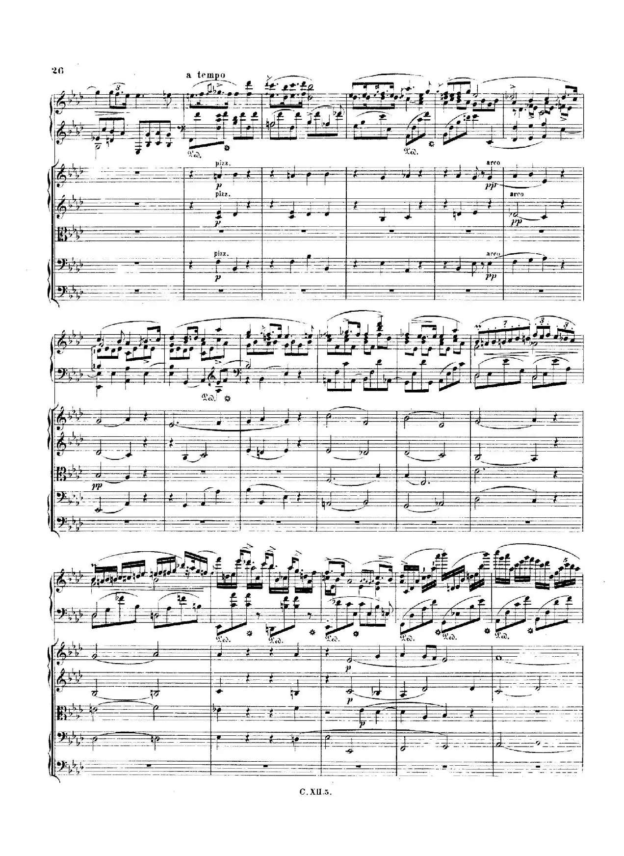 Piano Concerto No.2 in f Minor Op.21（f小调第二钢琴协奏曲·总谱）