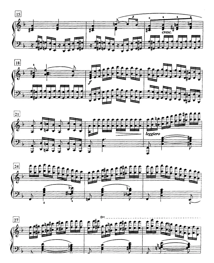 钢琴教程第七级 练习曲（Op.72 No.9）