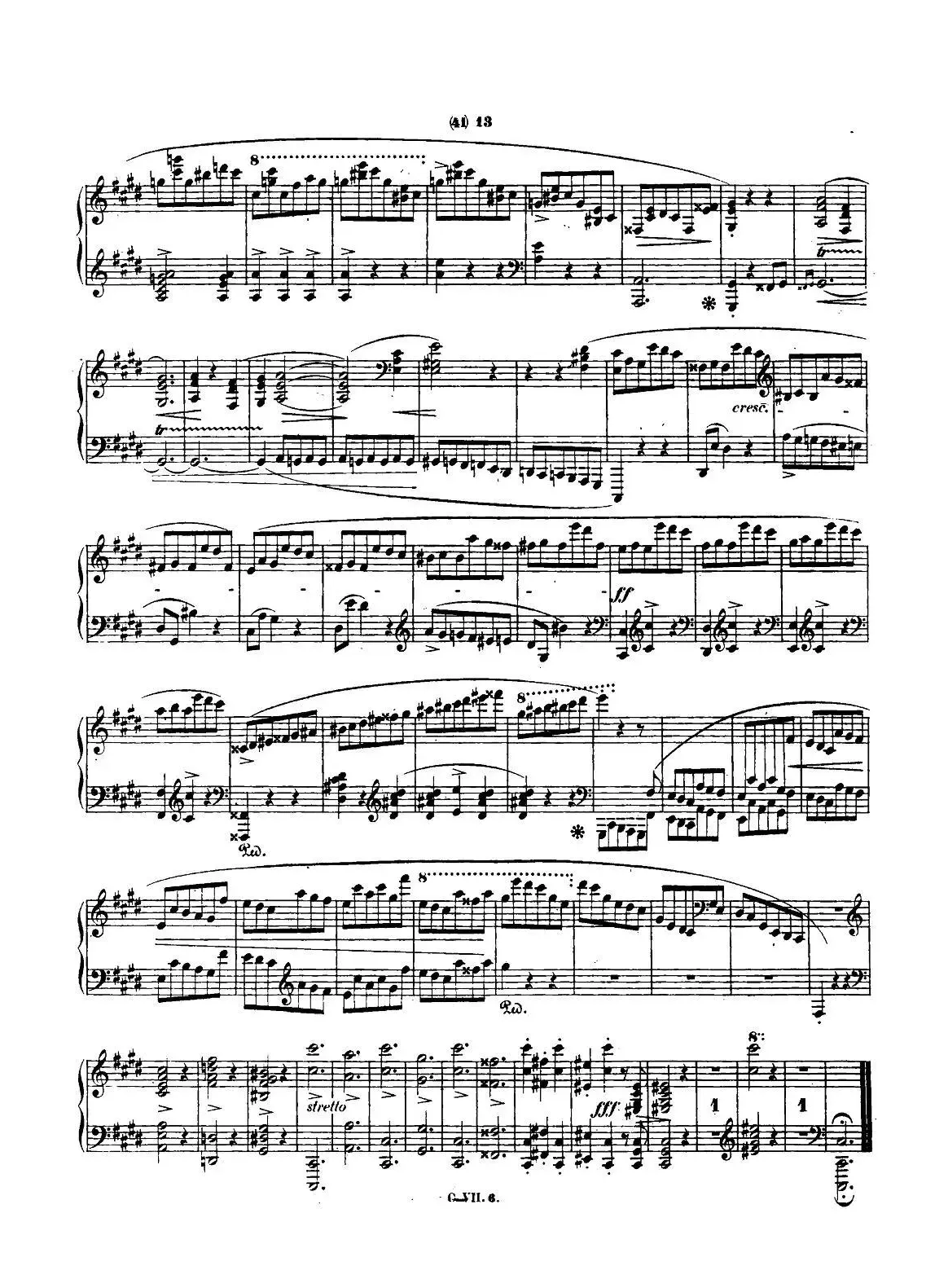 肖邦 钢琴谐谑曲 Chopin Scherzo（No.3 升c小调，Op.39）