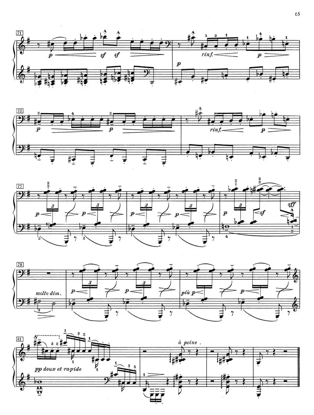 德彪西12首钢琴练习曲（9 反复音练习v1.0 notes répétées）