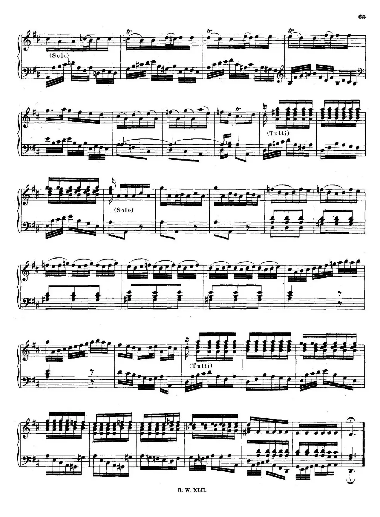 16 Concertos  BWV 972-987（十六首为独奏古钢琴而作的协奏曲）（P1——10）