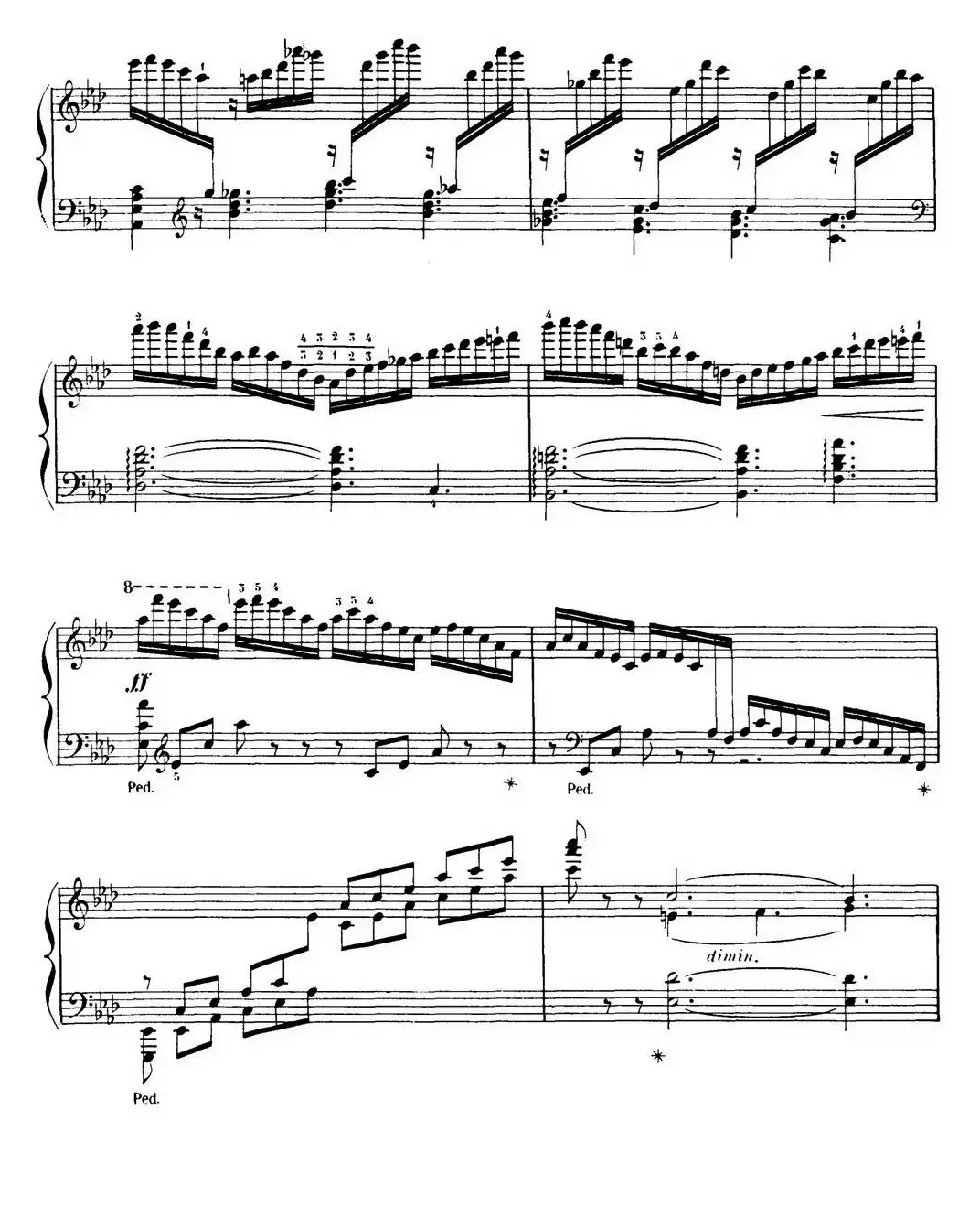 15 Etudes de Virtuosité Op.72 No.11（十五首钢琴练习曲之十一）