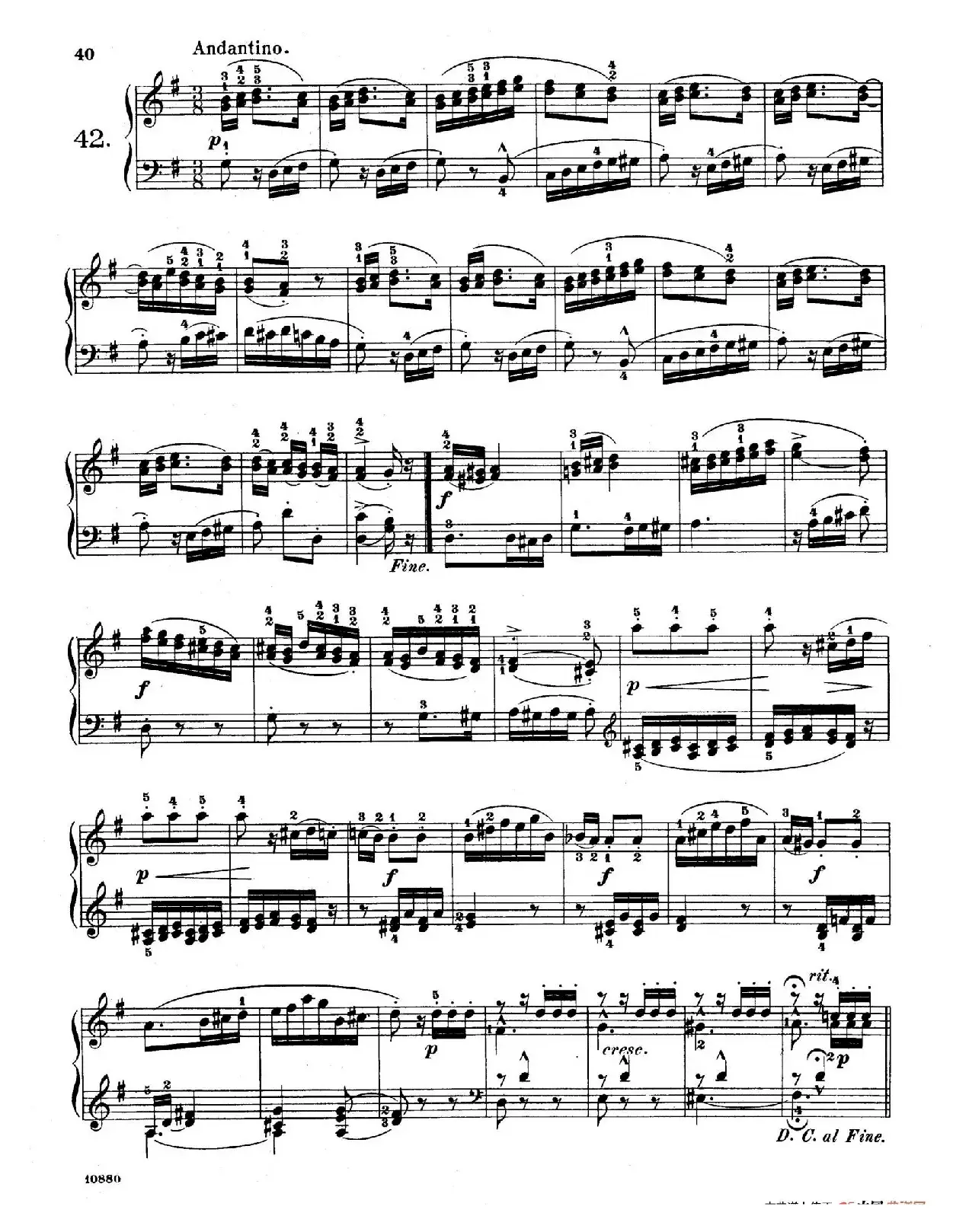 Etudes Enfantines Op.37（儿童钢琴练习曲 第40——45首）