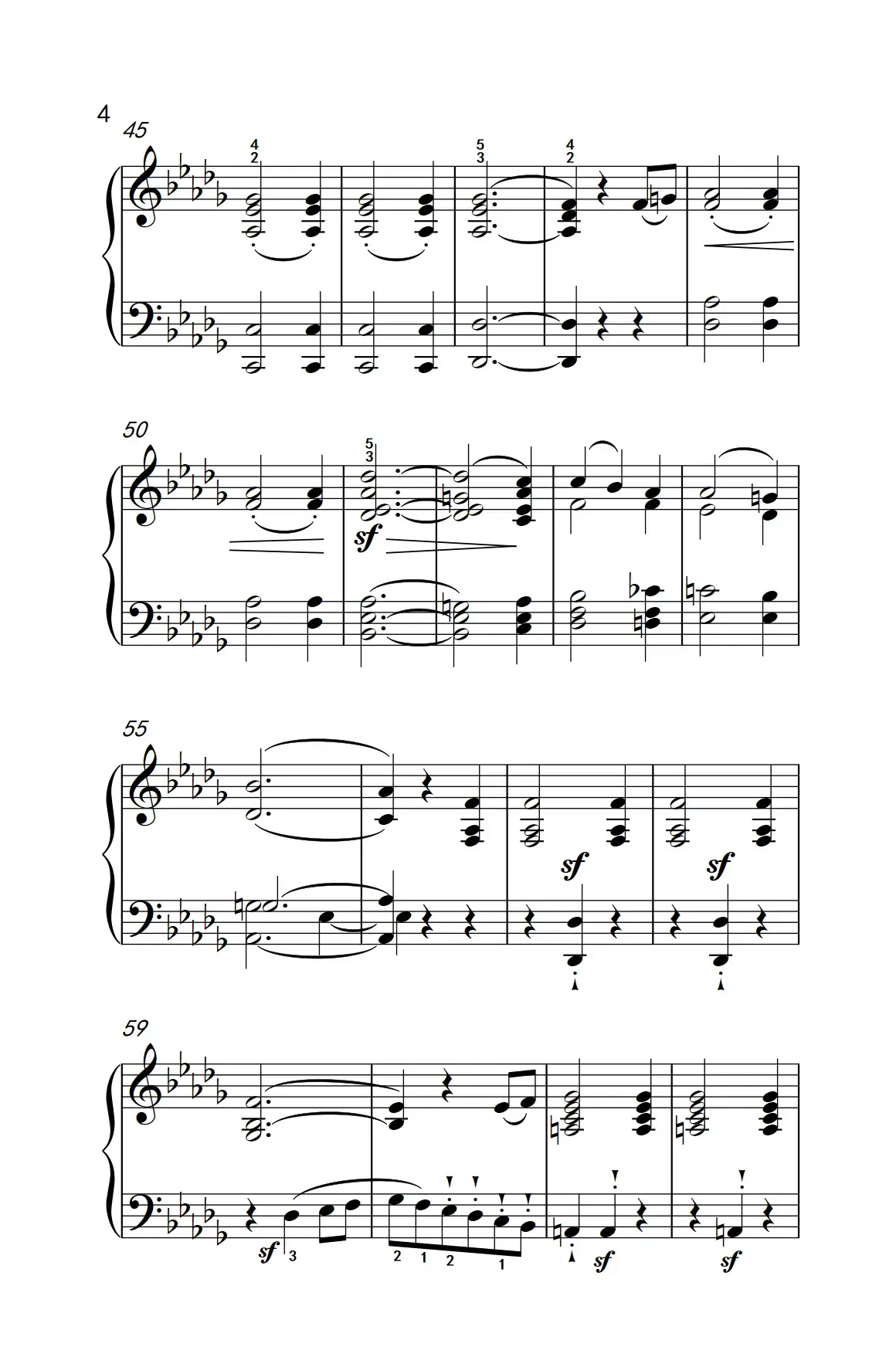 奏鸣曲 Opus 10 Nr.2 第二乐章（贝多芬奏鸣曲集 2）