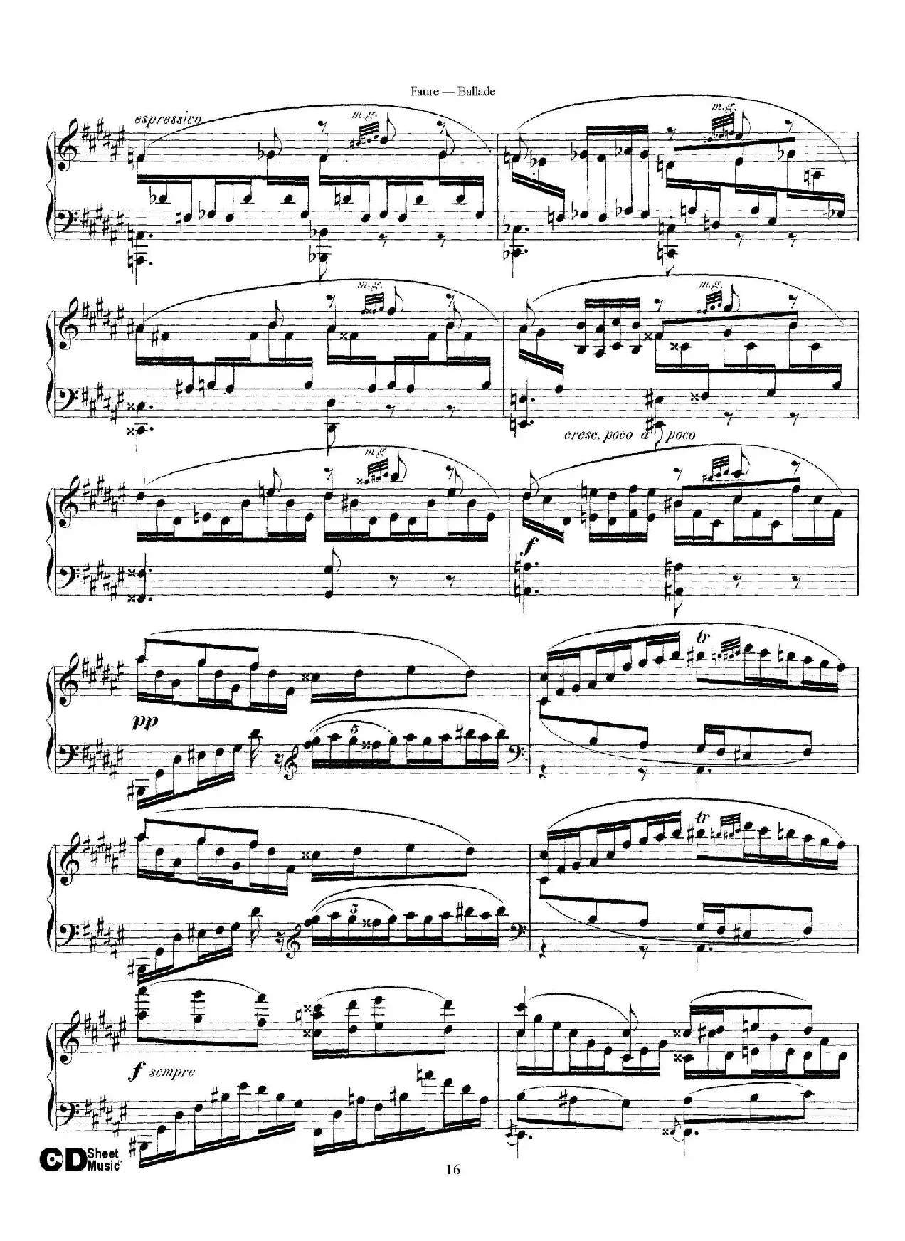 Ballade Op.19（叙事曲）