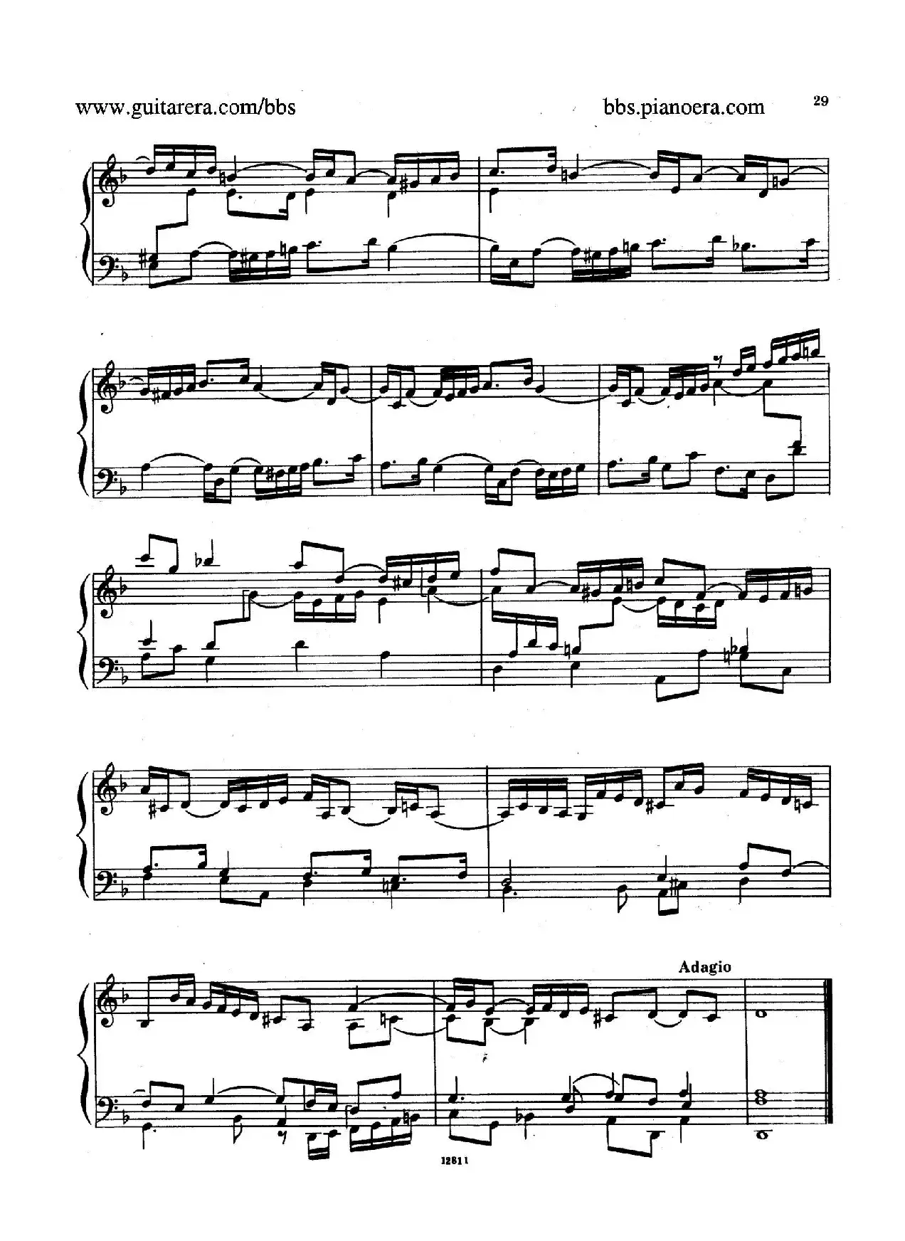 Suite No.3 in d Minor HWV 428（d小调第三组曲）