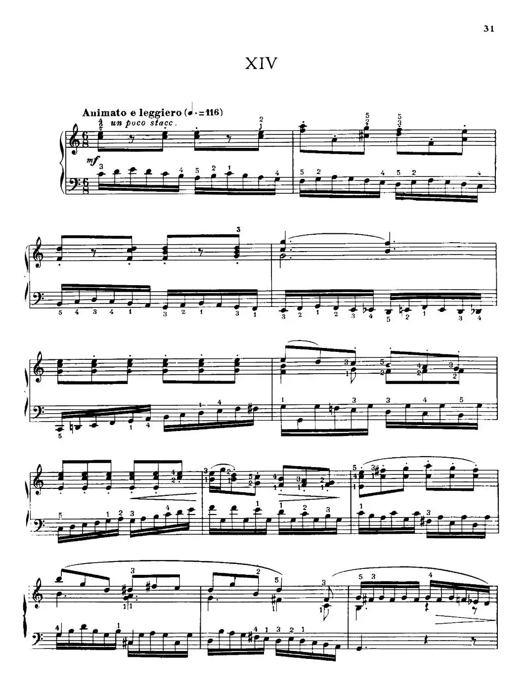 20 Petites Etudes, Op.91（20首小型练习曲）（14）