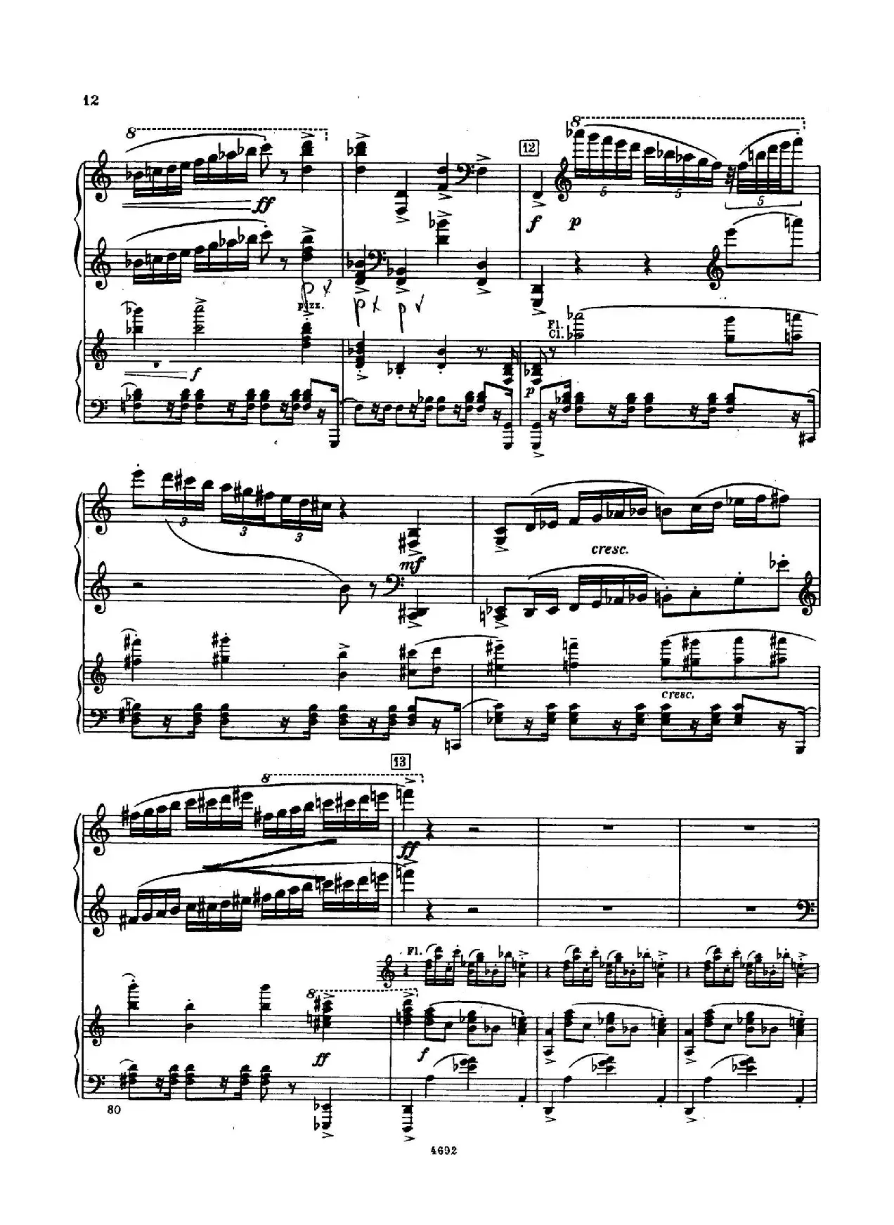 Piano Concerto No.2 in g Minor Op.16（g小调第二钢琴协奏曲·Ⅰ·双钢琴）