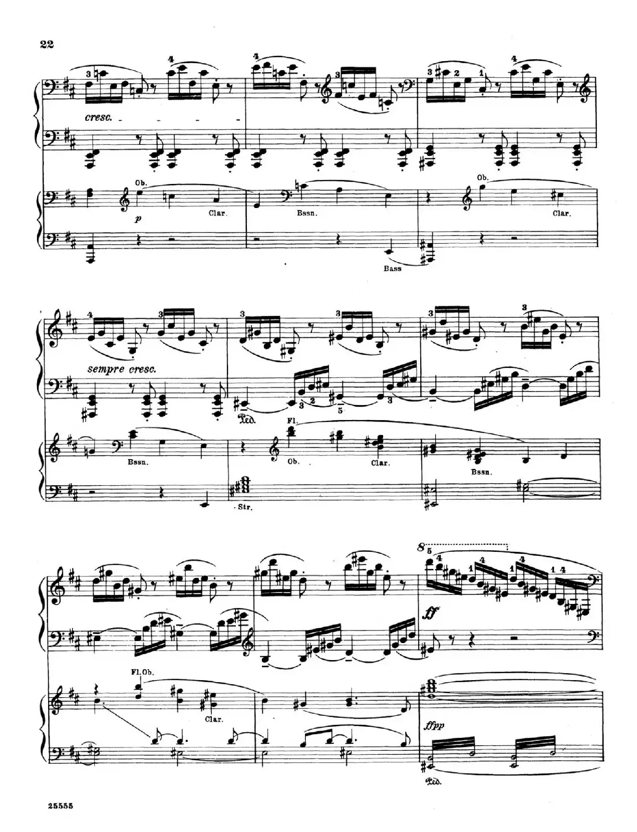 Capriccio Brillante in B Major Op.22（B大调华丽随想曲·双钢琴）