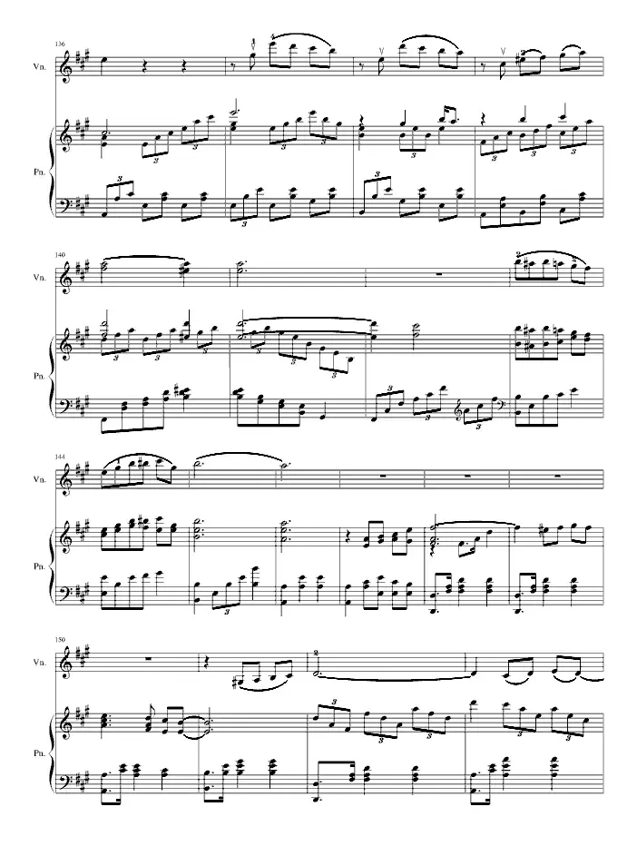 A小调舞曲（For Piano And Violin）