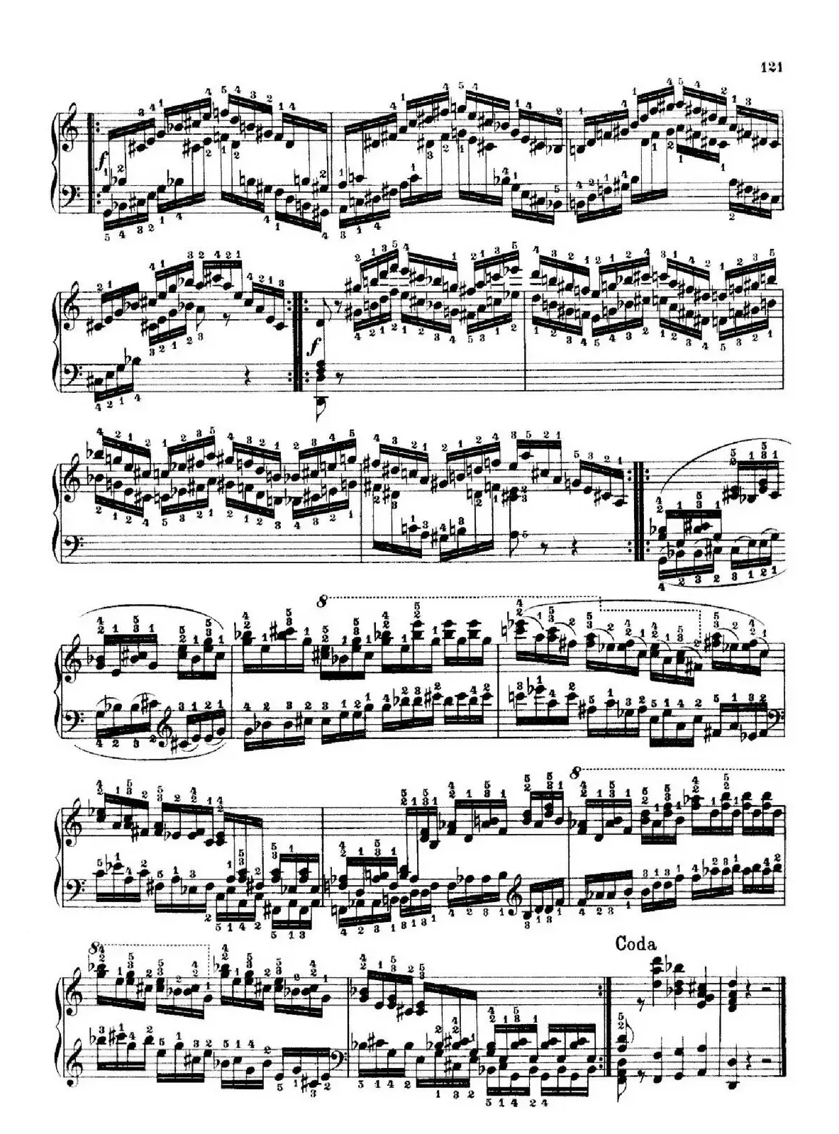 School of the Virtuoso Op.365（60首钢琴高级练习曲·52）