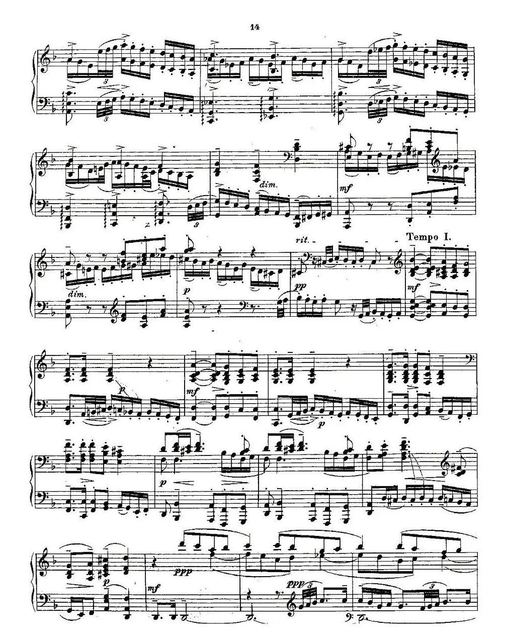 10首《前奏曲》之三（Rachmaninoff10 Preludes Op.23）