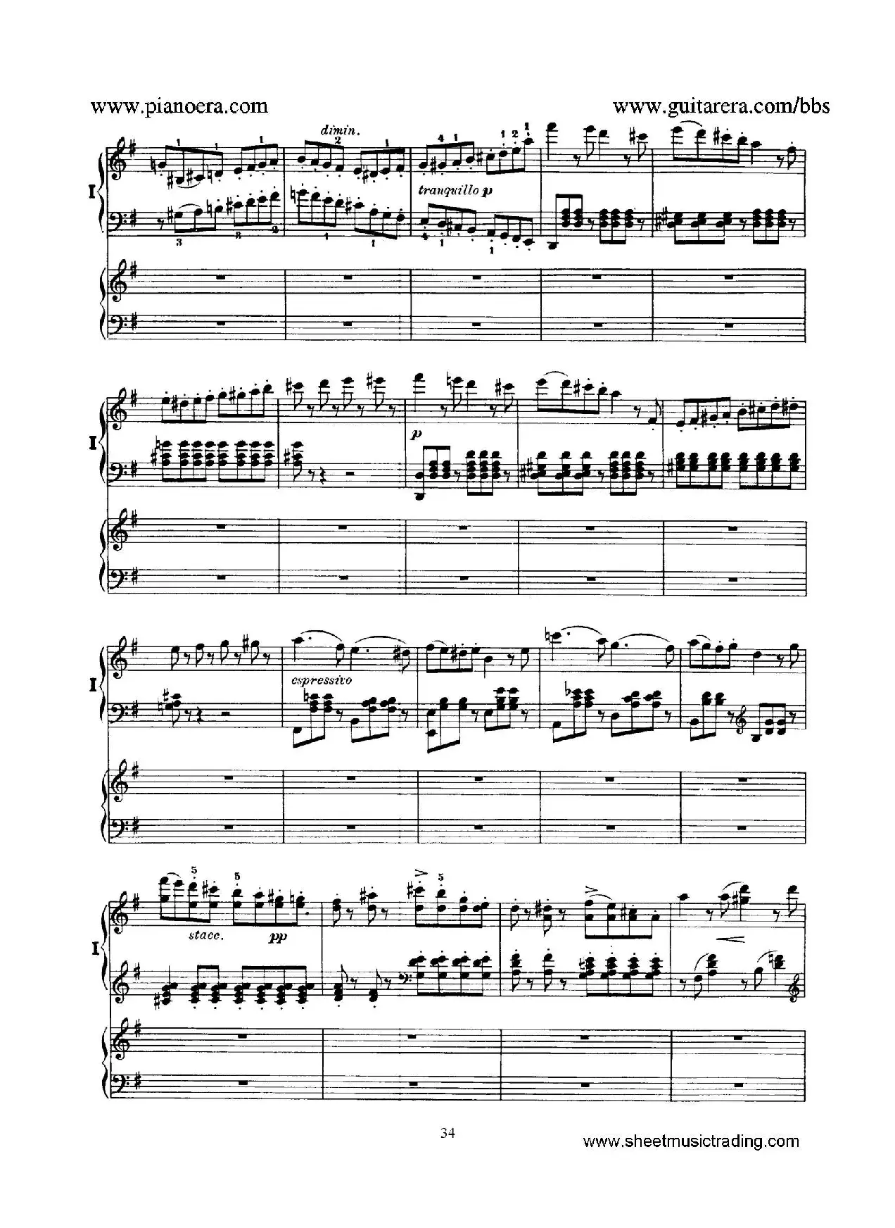 Piano Concerto No.1 in g Minor Op.25（g小调第一钢琴协奏曲·双钢琴）