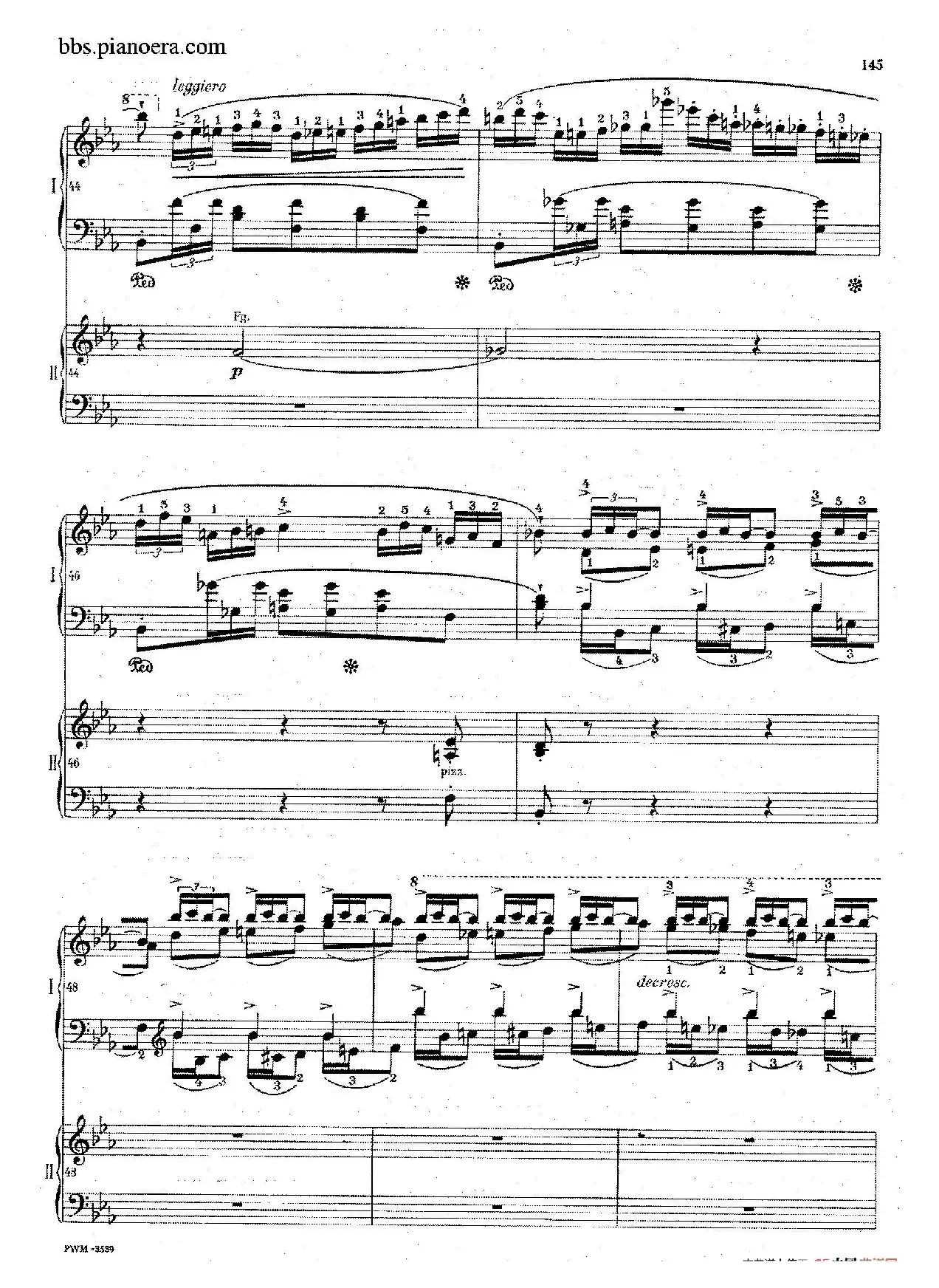 Grande Polonaise Brilliante Preceded by an Andante Spianato Op.22（平静的行板与华丽的波兰舞曲·双钢琴版）