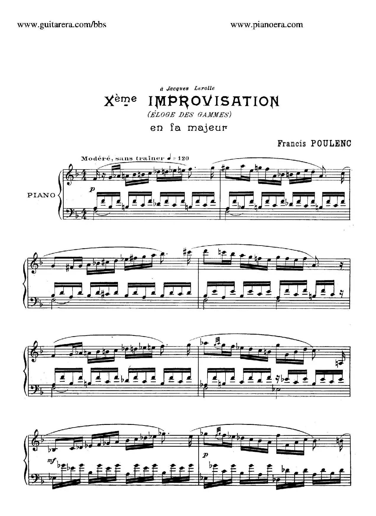 15 Improvisations（15首即兴曲·Ⅹ）