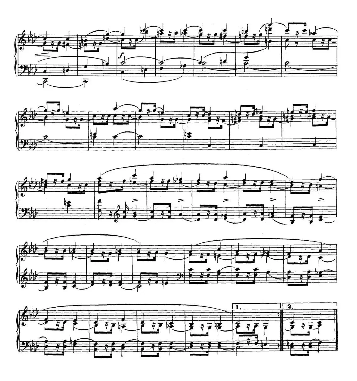 Albumblätter Op.124（纪念册页）（No.12）