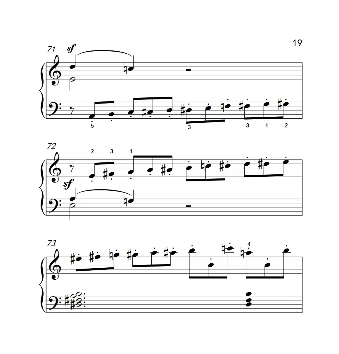 奏鸣曲 Opus 2 Nr.2 第四乐章（贝多芬奏鸣曲集 1）