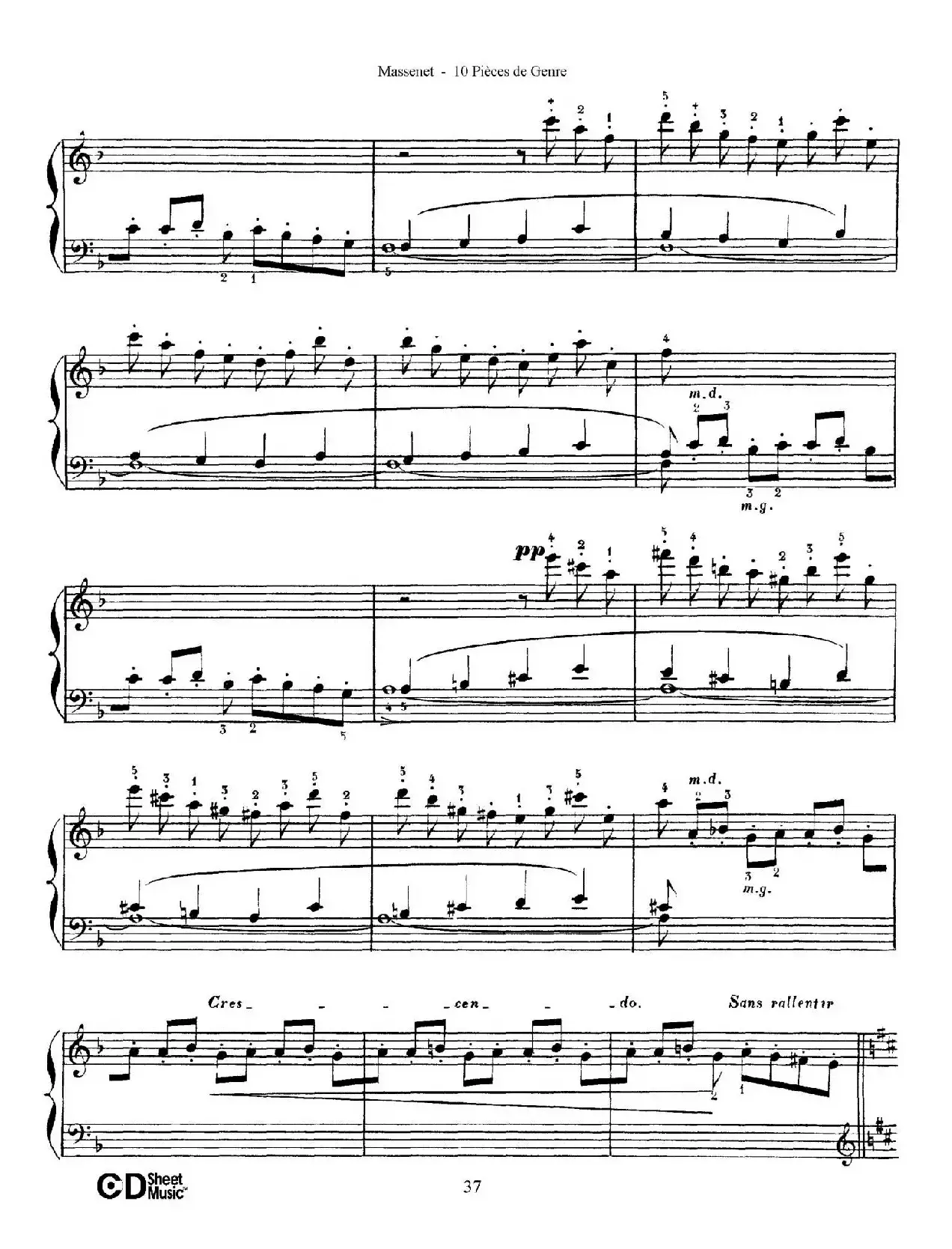 Dix Pièces de Genre Op.10（10首个性小品·Ⅹ）