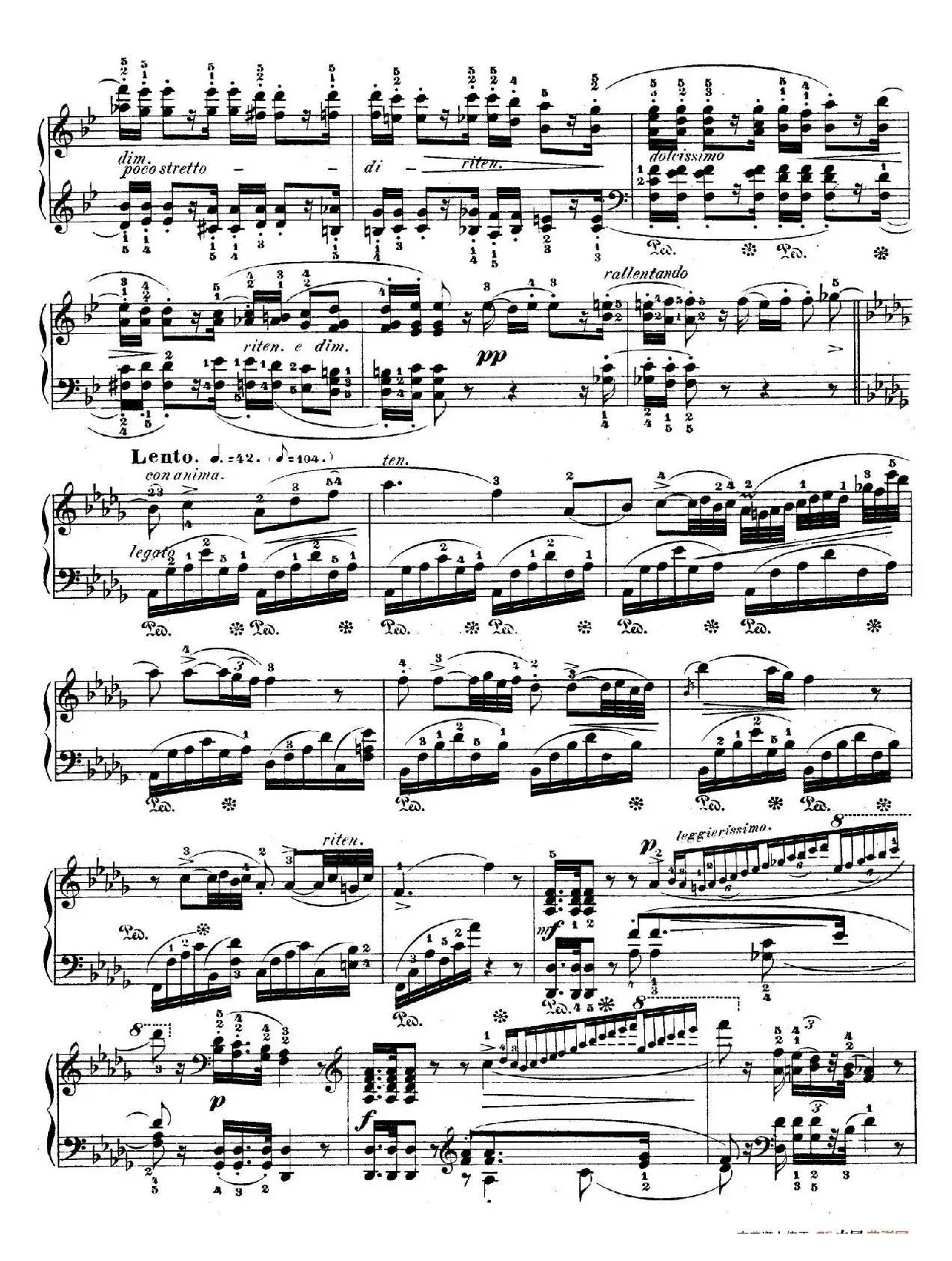 Variations on Je Vends Des Scapulaires Op.12（降B大调华丽变奏曲）