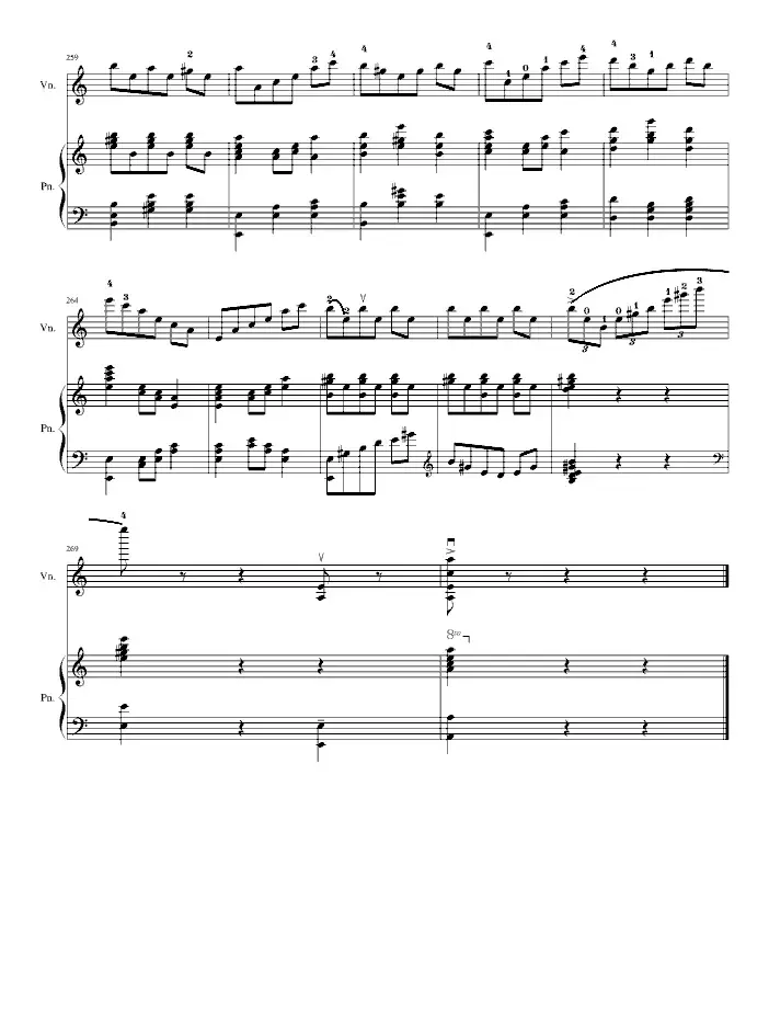 A小调舞曲（For Piano And Violin）