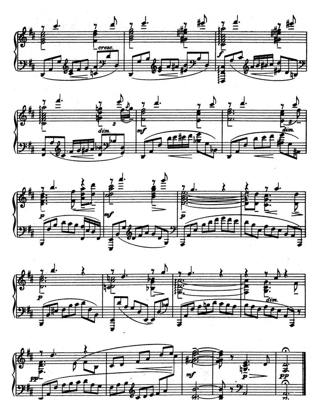 10 Preludes Op.23（拉赫玛尼诺夫10首前奏曲·Ⅳ）