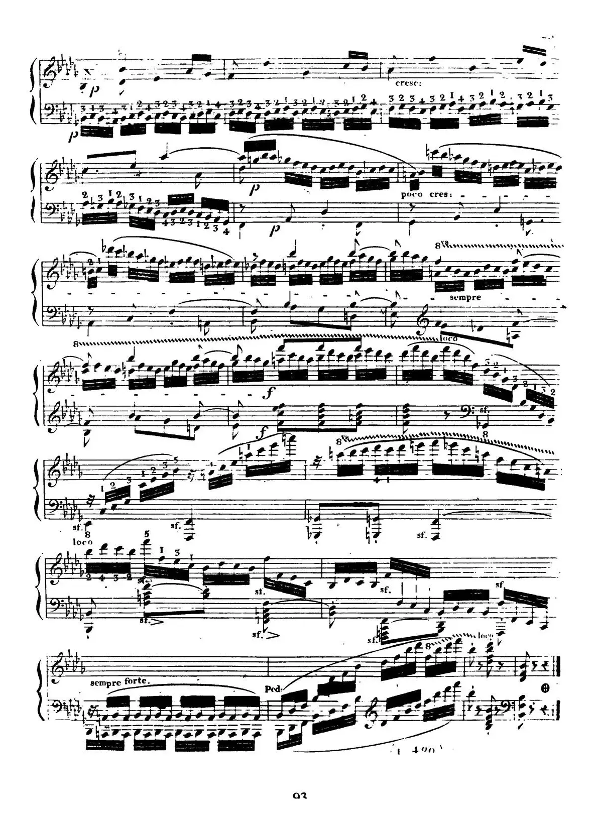 24 Exercices et Preludes Op.21（24首前奏练习曲·16）