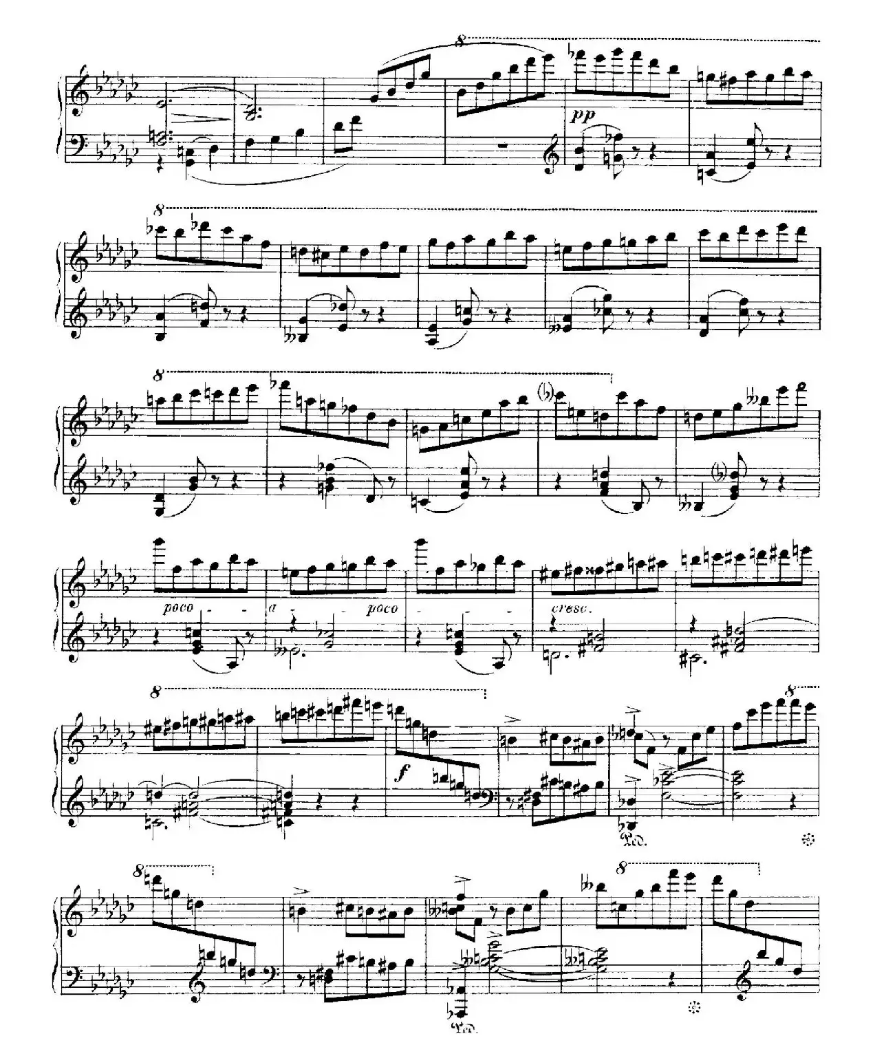 4 Valses Caprice（4首随想圆舞曲）（Op.59 No. 3 in G-flat ​）