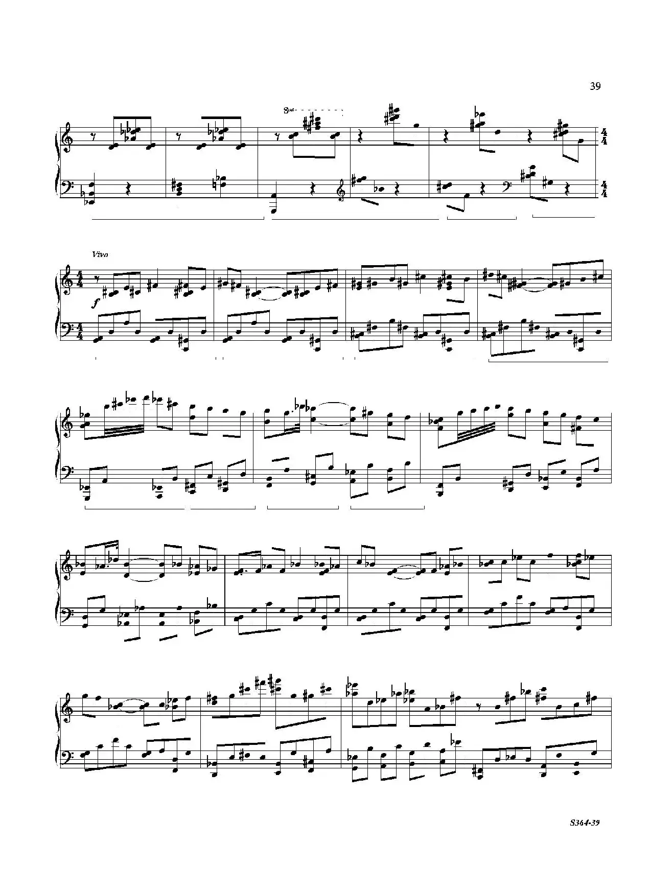 Piano Sonata No.8（第八钢琴奏鸣曲）（3）