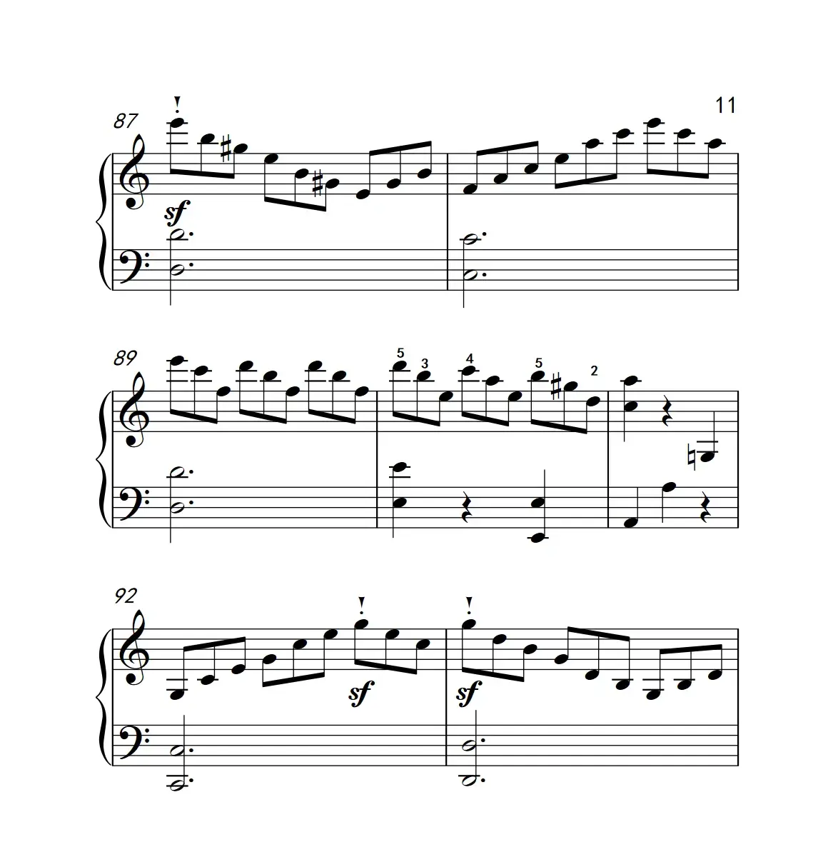 奏鸣曲 Opus 2 Nr.3 第三乐章（贝多芬奏鸣曲集 1）