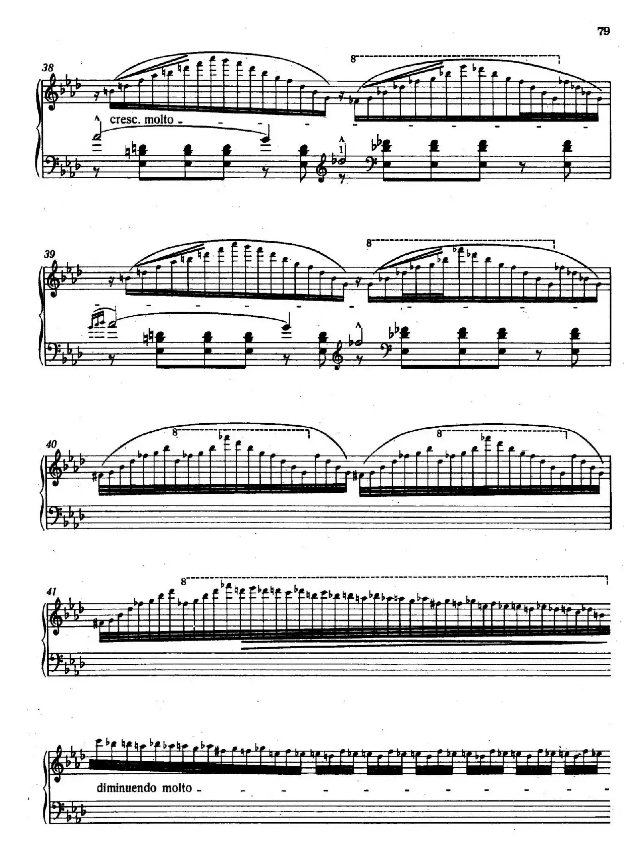 12 Etudes d'execution Transcendante S.139（12首超技练习曲·9）