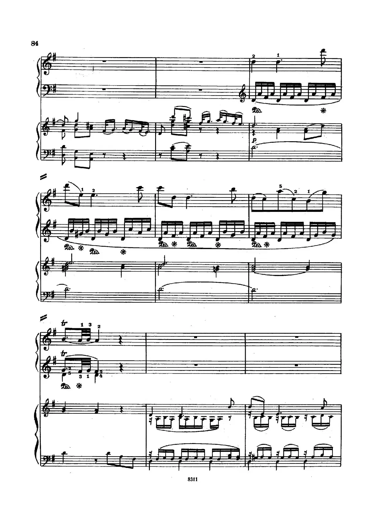 Concerto no 5 K 175 - 2 Piano（Ⅱ）