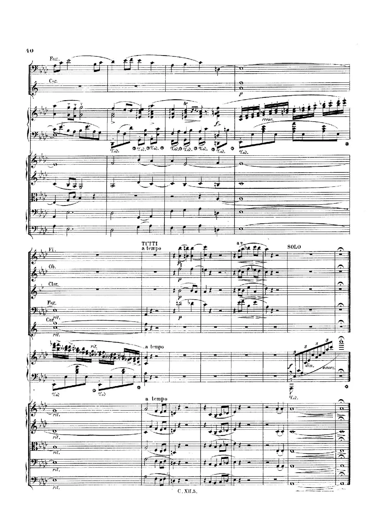 Piano Concerto No.2 in f Minor Op.21（f小调第二钢琴协奏曲·总谱）