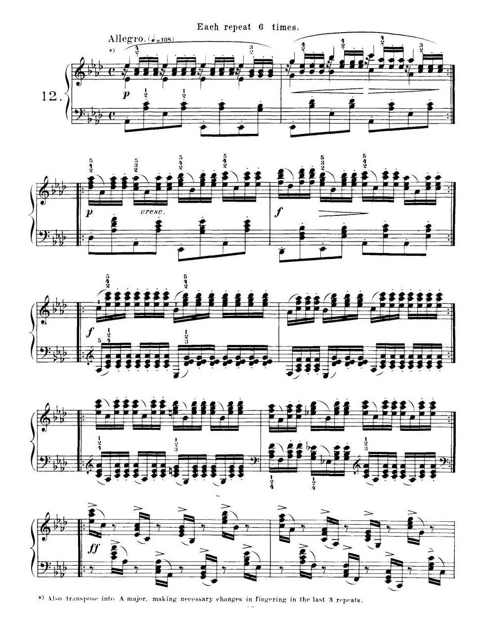 Czerny - 40 Daily Exerci Op.337（11—15）（40首日常训练曲）