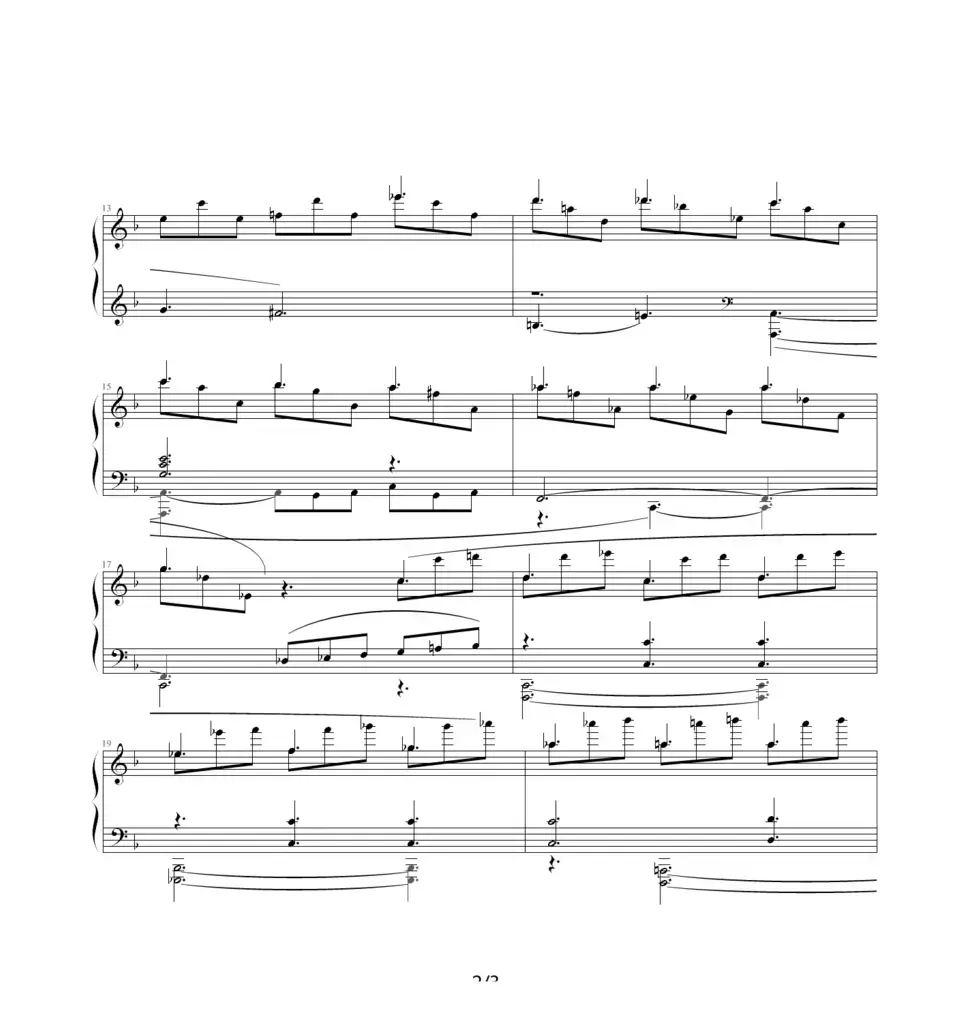 肖斯塔科维奇—前奏曲（23）：F大调