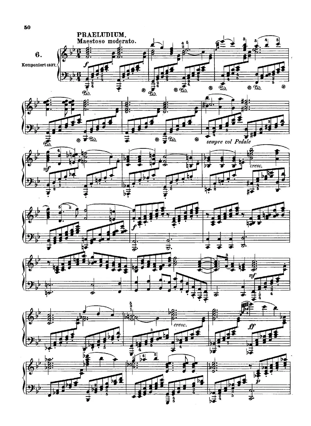 6 Preludes and Fugues Op.35（6首前奏曲与赋格·6）