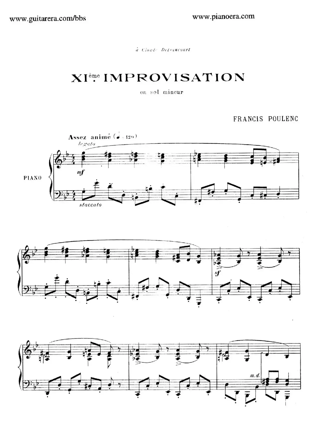 15 Improvisations（15首即兴曲·Ⅺ）