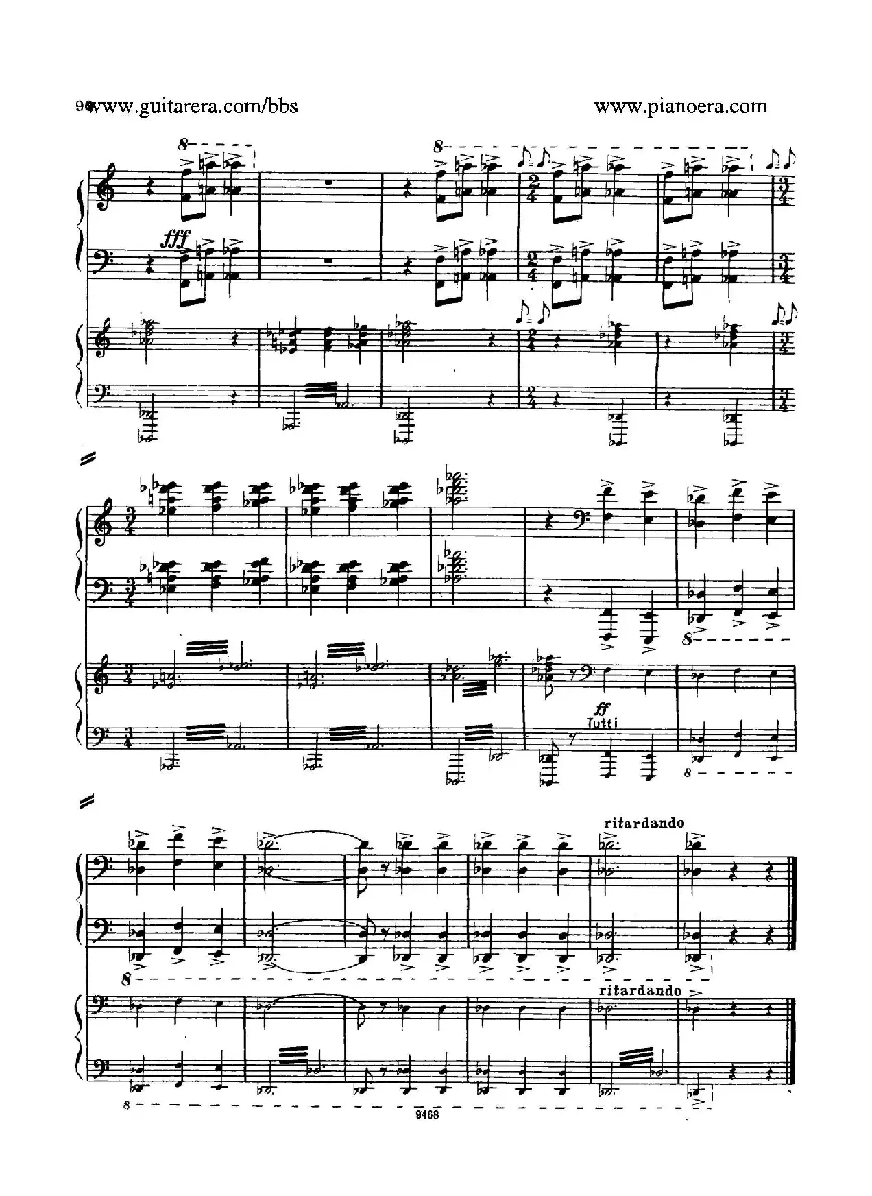 Piano Concerto in D-flat Major Op.37（降D大调钢琴协奏曲·Ⅲ·双钢琴）