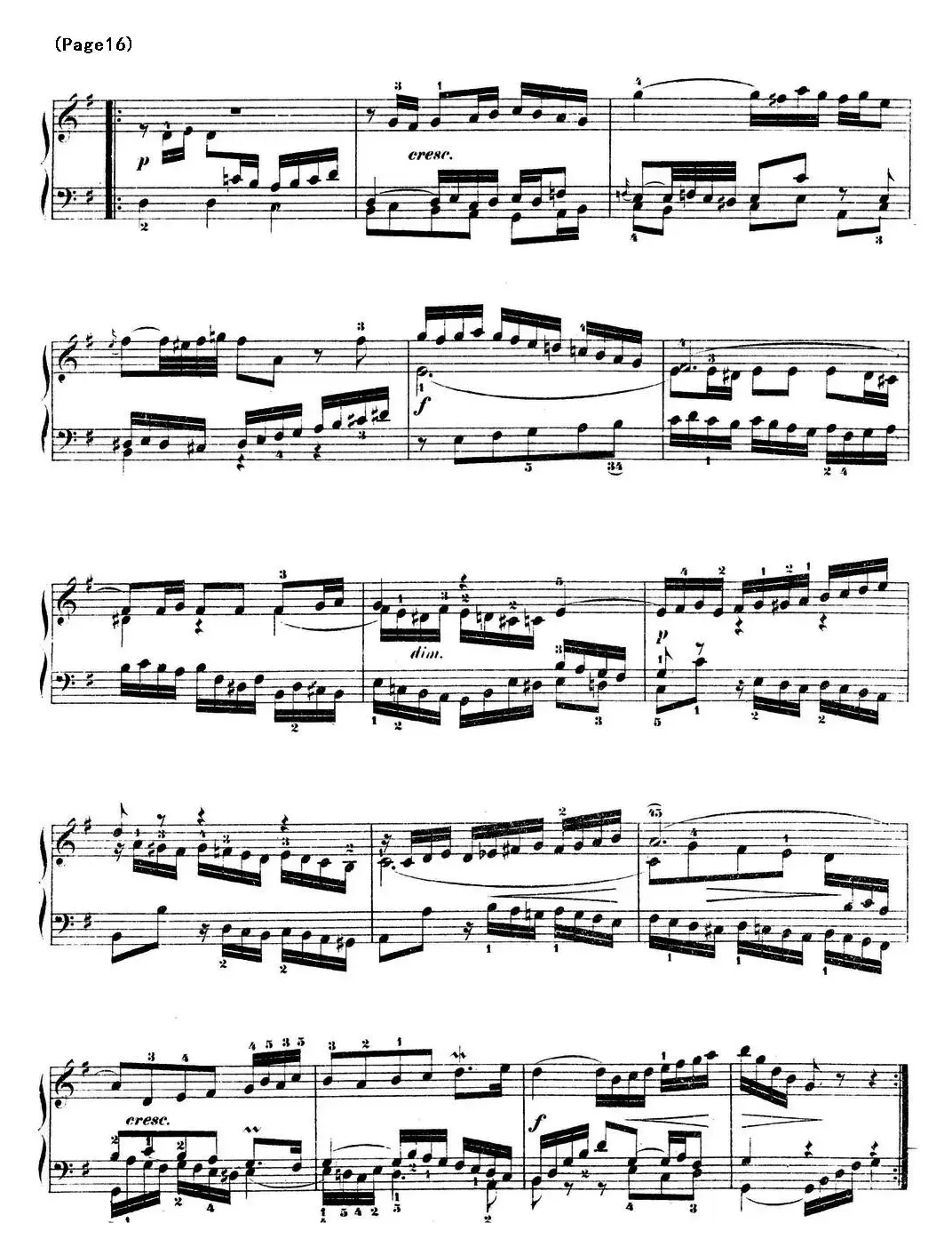 哥德堡变奏曲 巴赫 Goldberg Variationen BWV988