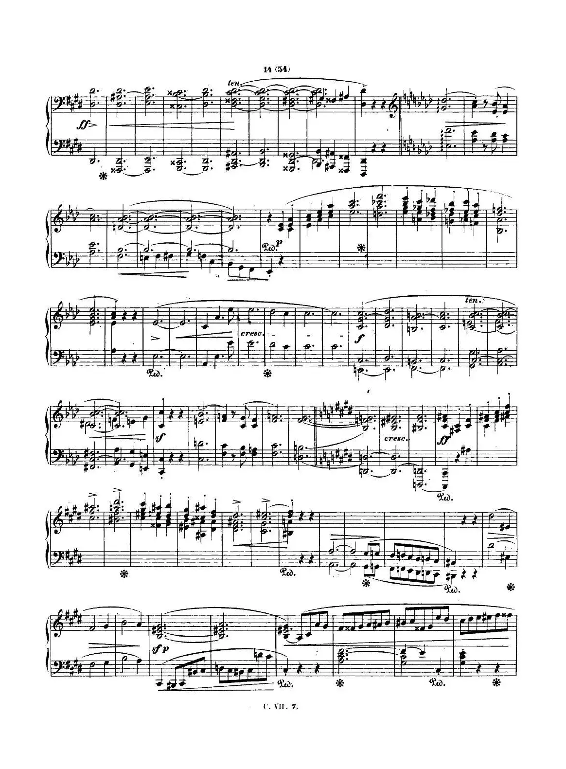 肖邦 钢琴谐谑曲 Chopin Scherzo（No.4  E大调，Op.54）