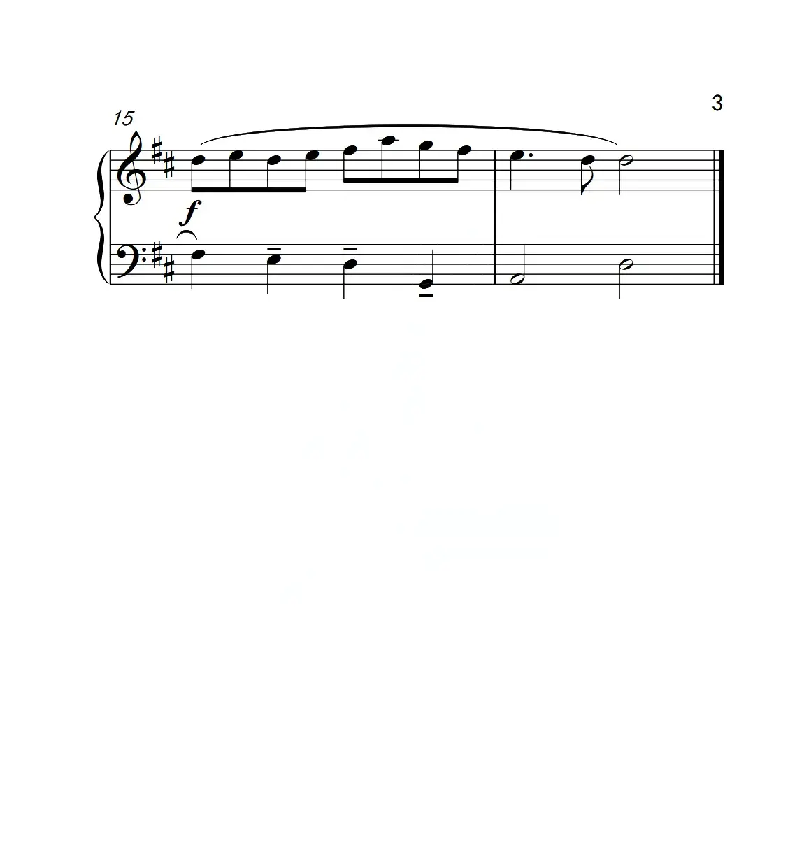 第二级B组 威廉皇帝进行曲（中国音乐学院钢琴考级作品1~6级）