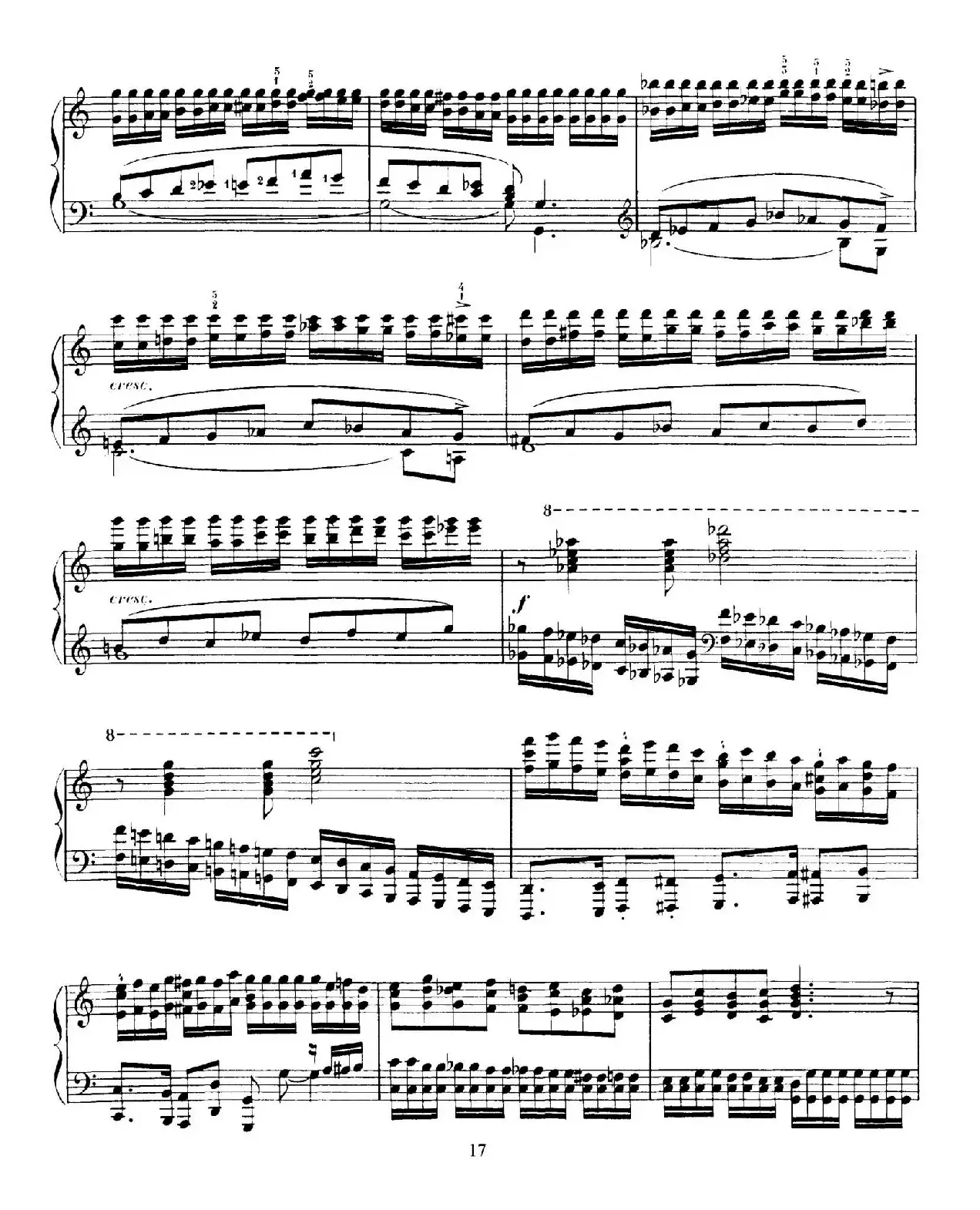 15 Etudes de Vortuosite Op.72（15首辉煌练习曲·4）