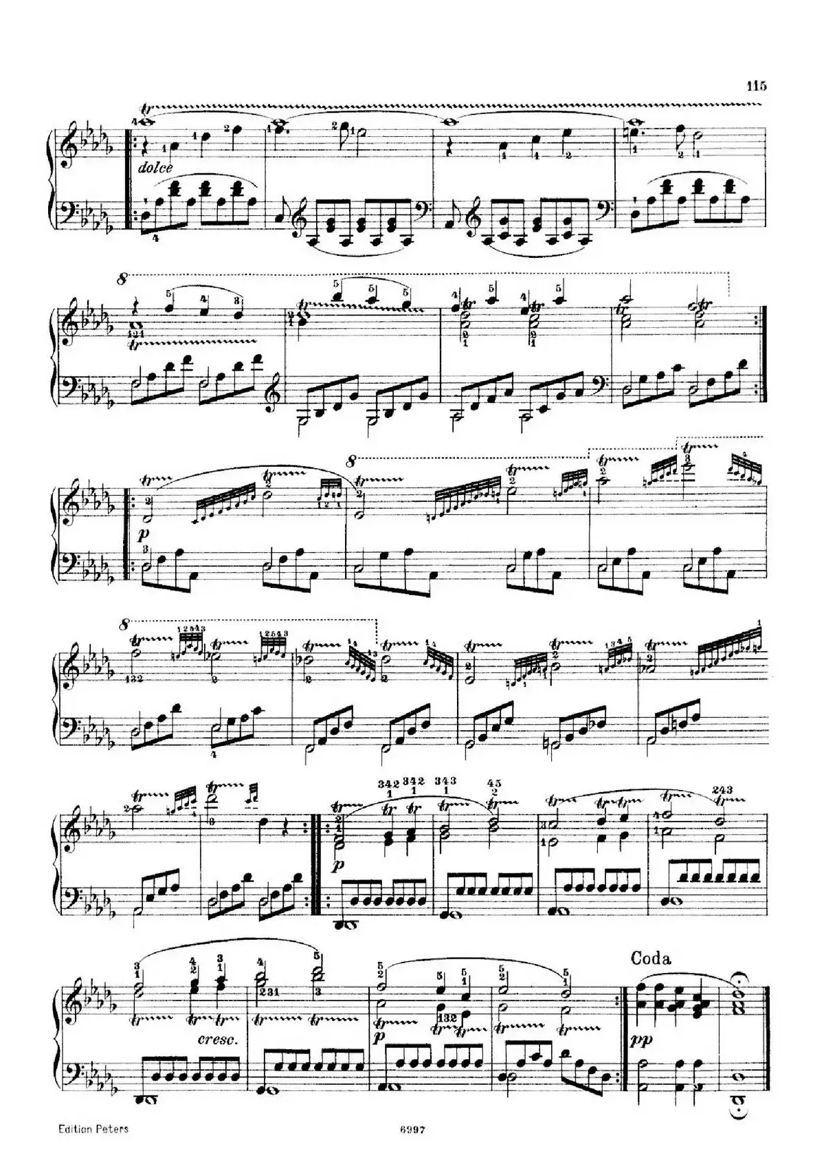 School of the Virtuoso Op.365（60首钢琴高级练习曲·49）