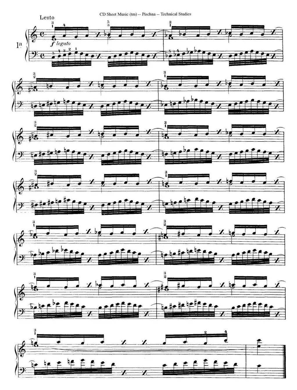Technical Studies 60 Progressive Exercises （60首钢琴循序渐进练习曲 P1——10）