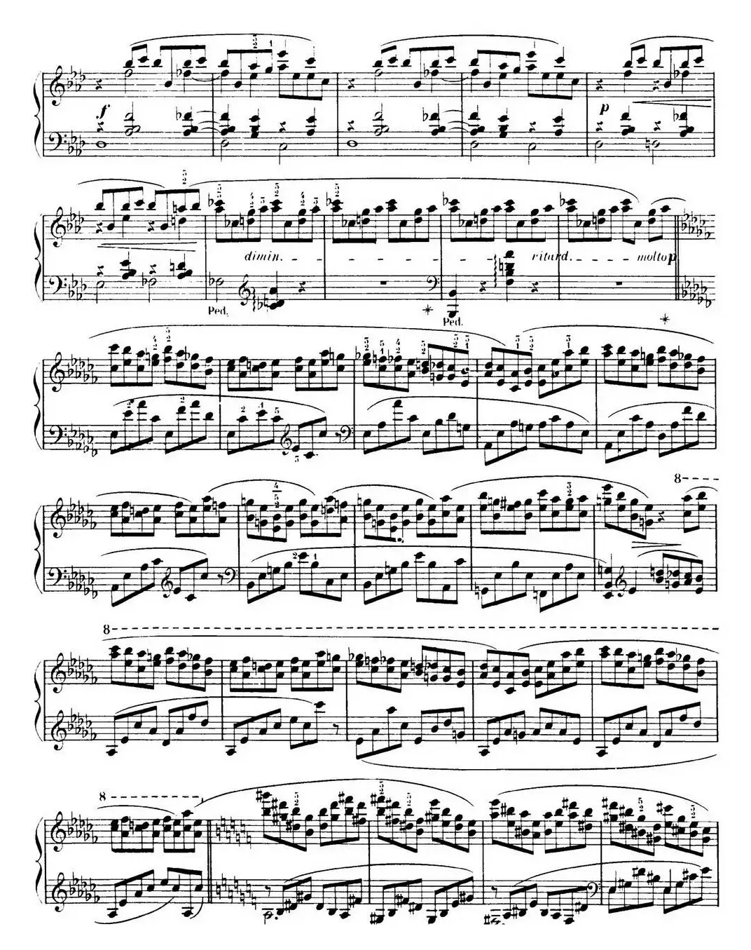 15 Etudes de Virtuosité Op.72 No.13（十五首钢琴练习曲之十三）