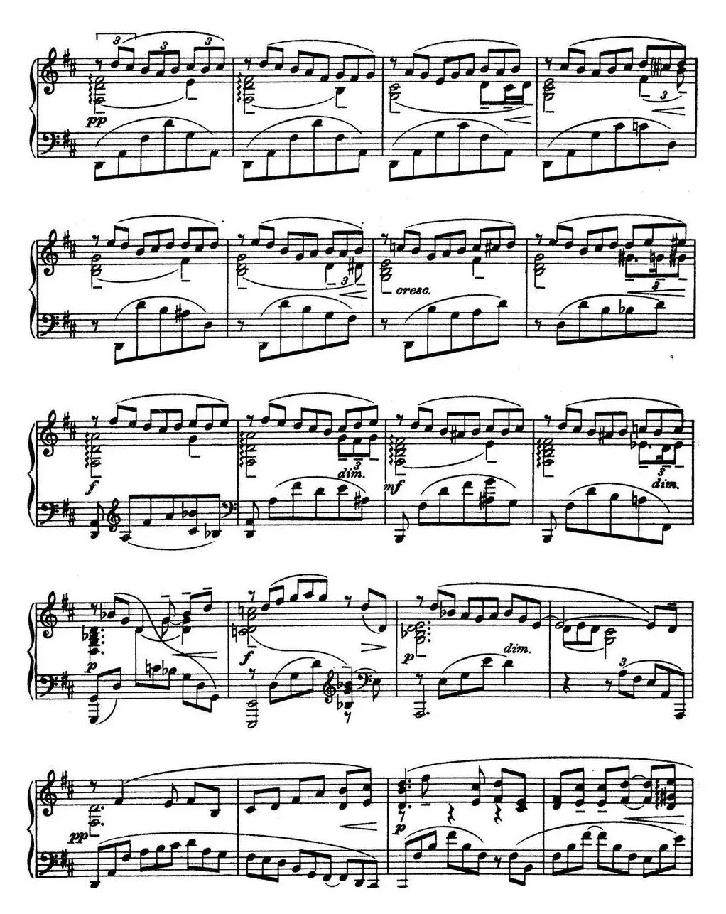 10 Preludes Op.23（拉赫玛尼诺夫10首前奏曲·Ⅳ）